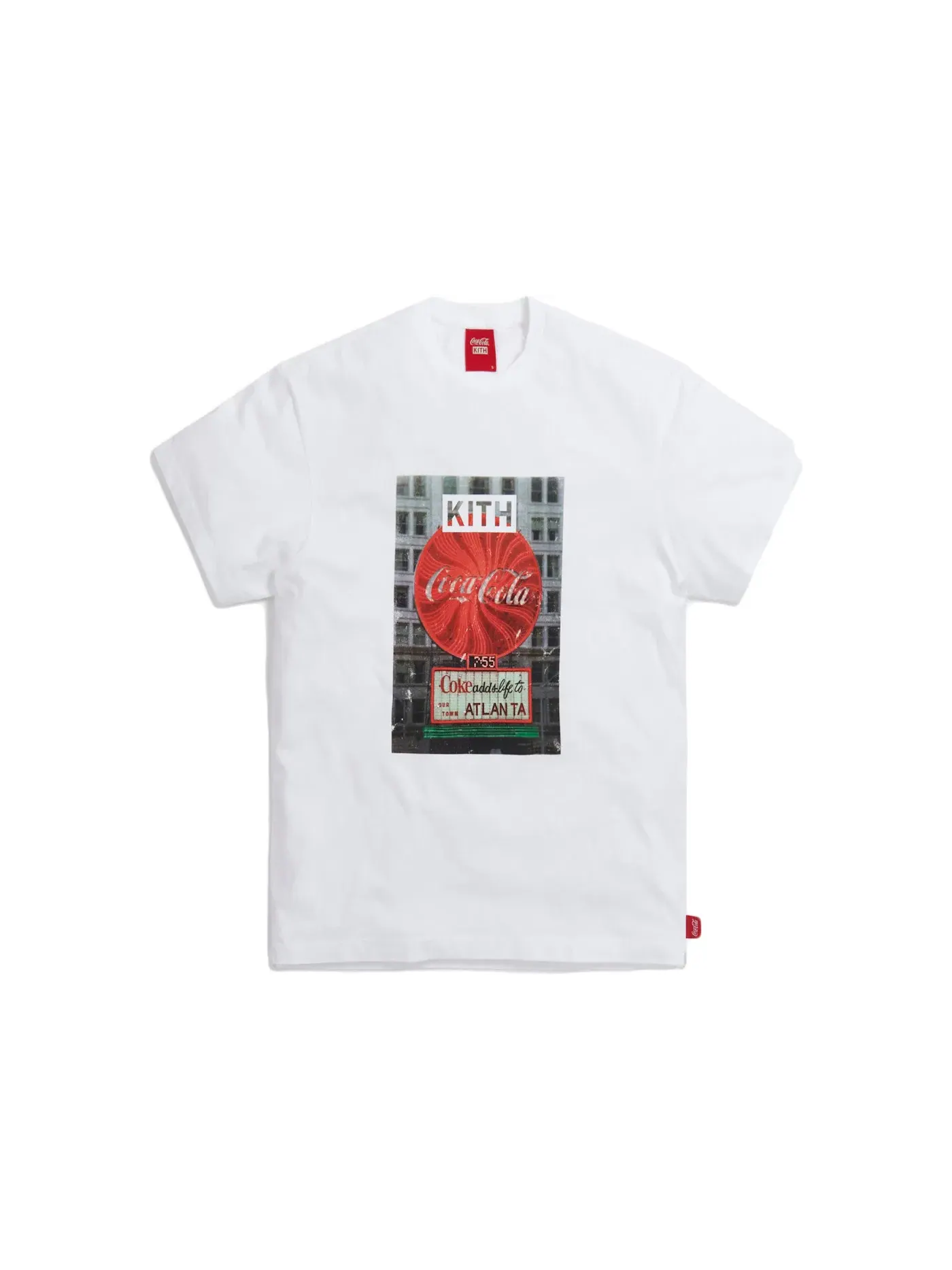 Мужская футболка с принтом Kith x Coca-Cola Atlanta Vintage Tee Kith — изображение 1 из 2, белый