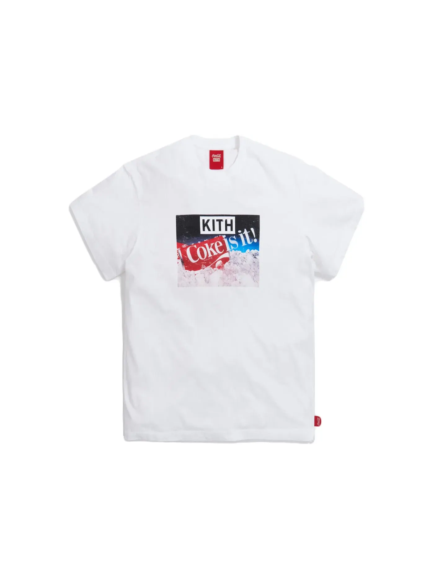 Мужская футболка с принтом Kith x Coca-Cola Coke Is It Vintage Tee — изображение 1 из 2, белый
