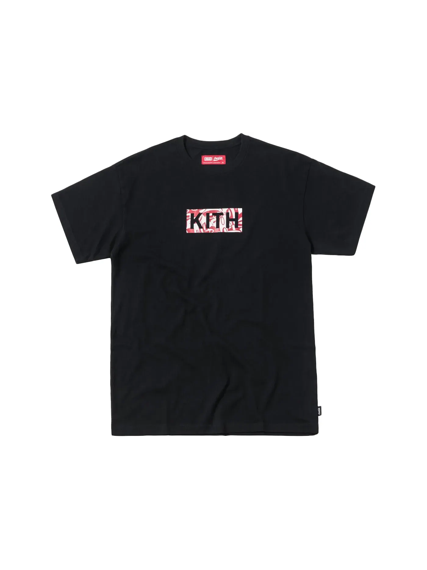 Мужская футболка с принтом Kith x Coca-Cola Cubed Colors Logo Tee — изображение 1 из 1, черный