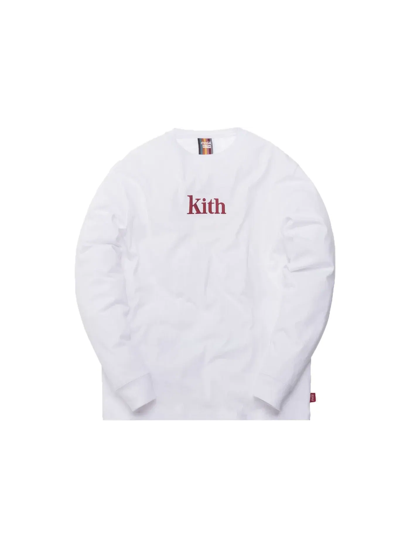 Мужская футболка с длинным рукавом Kith x Coca-Cola Enjoy Bottle L/S Tee White — изображение 1 из 1, белый