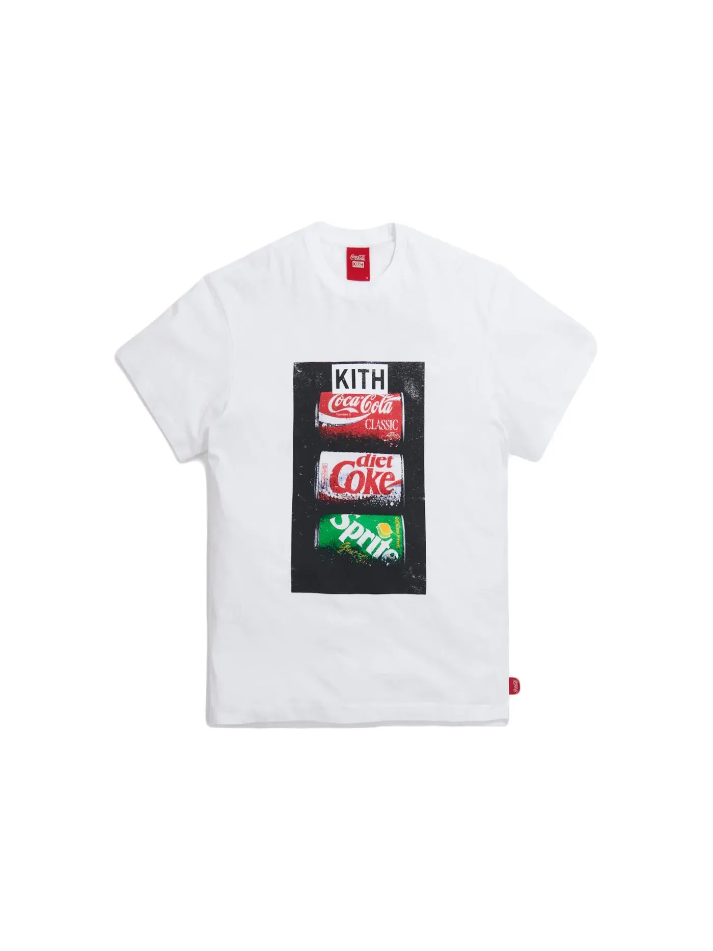 Мужская футболка с принтом Kith x Coca-Cola Flavors Vintage Tee Kith — изображение 1 из 2, белый