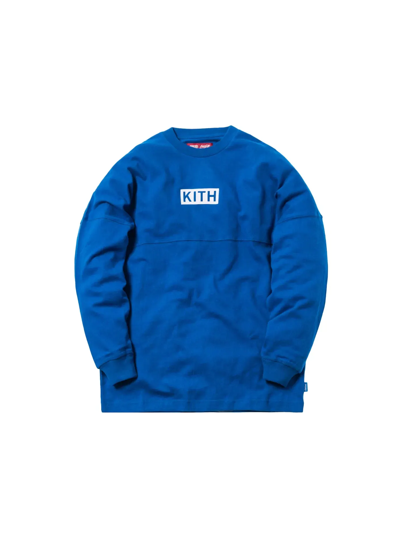 Мужская футболка с длинным рукавом Kith x Coca-Cola Global L/S Tee Kith — изображение 1 из 2, синий