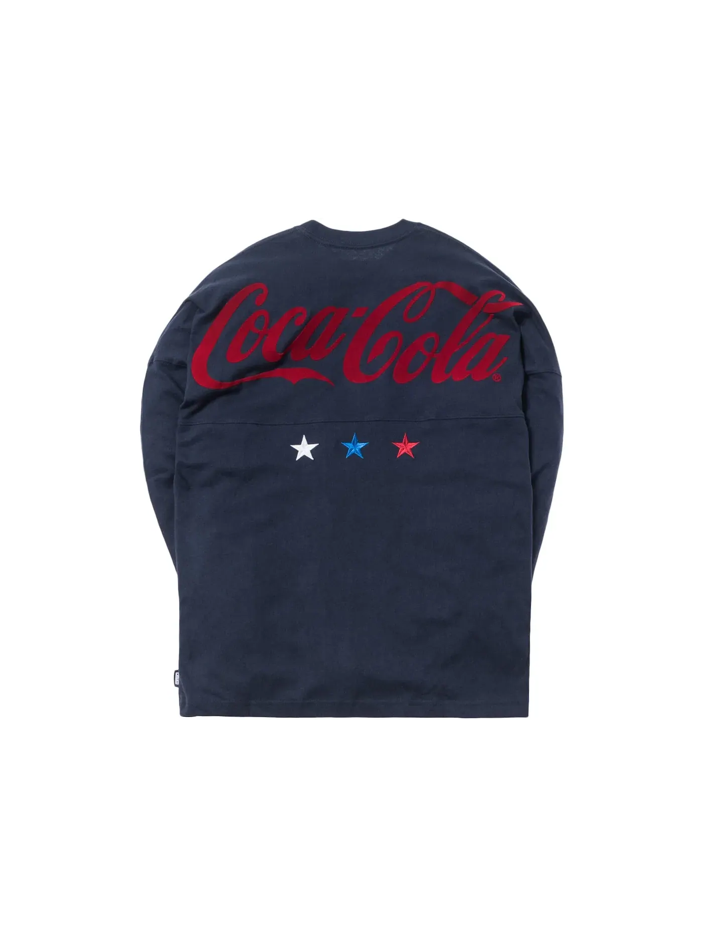 Мужская футболка с длинным рукавом Kith x Coca-Cola Global L/S Tee — изображение 2 из 2, темно-синий