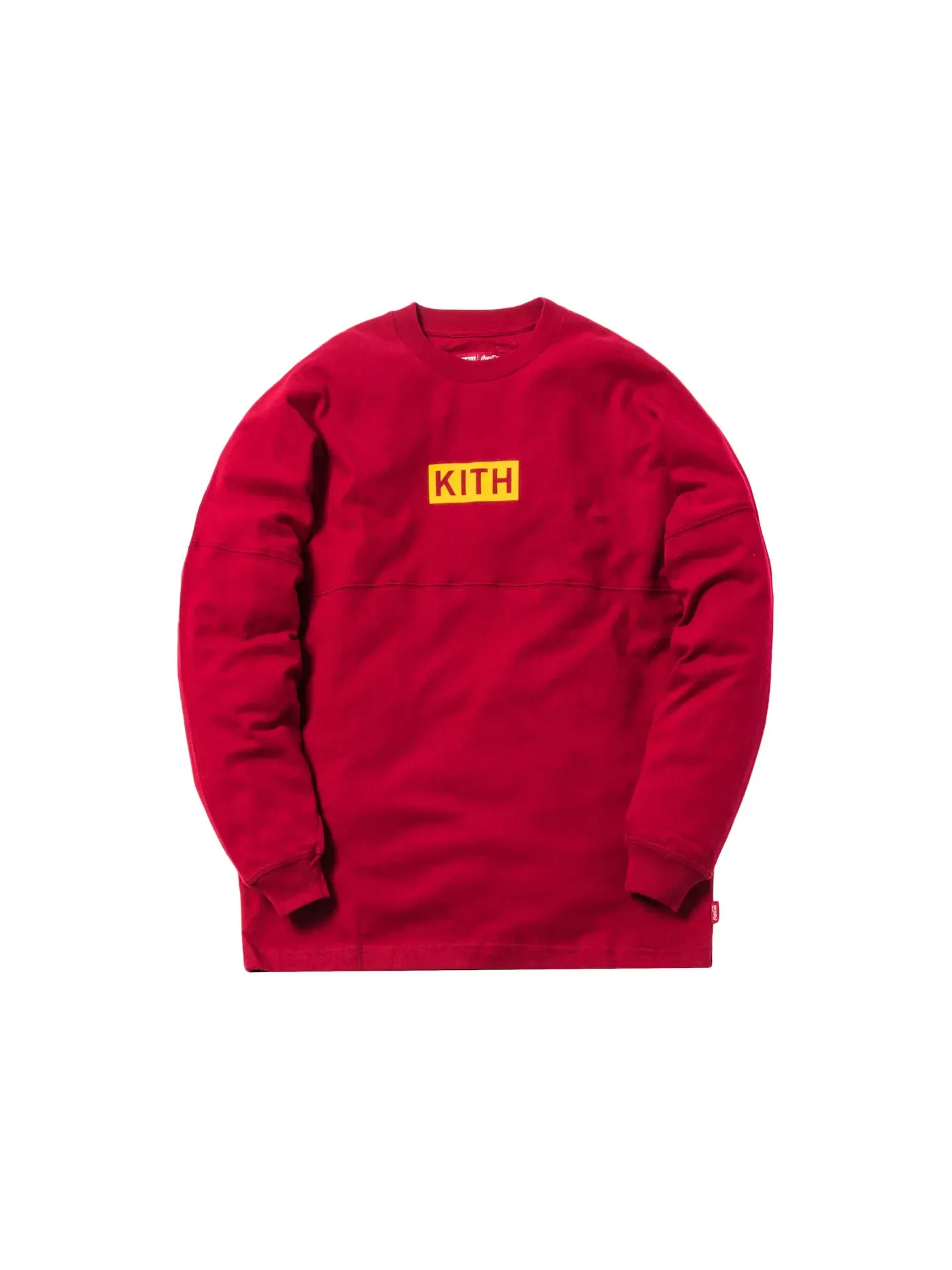 Мужская футболка с длинным рукавом Kith x Coca-Cola Global L/S Tee — изображение 1 из 2, красный