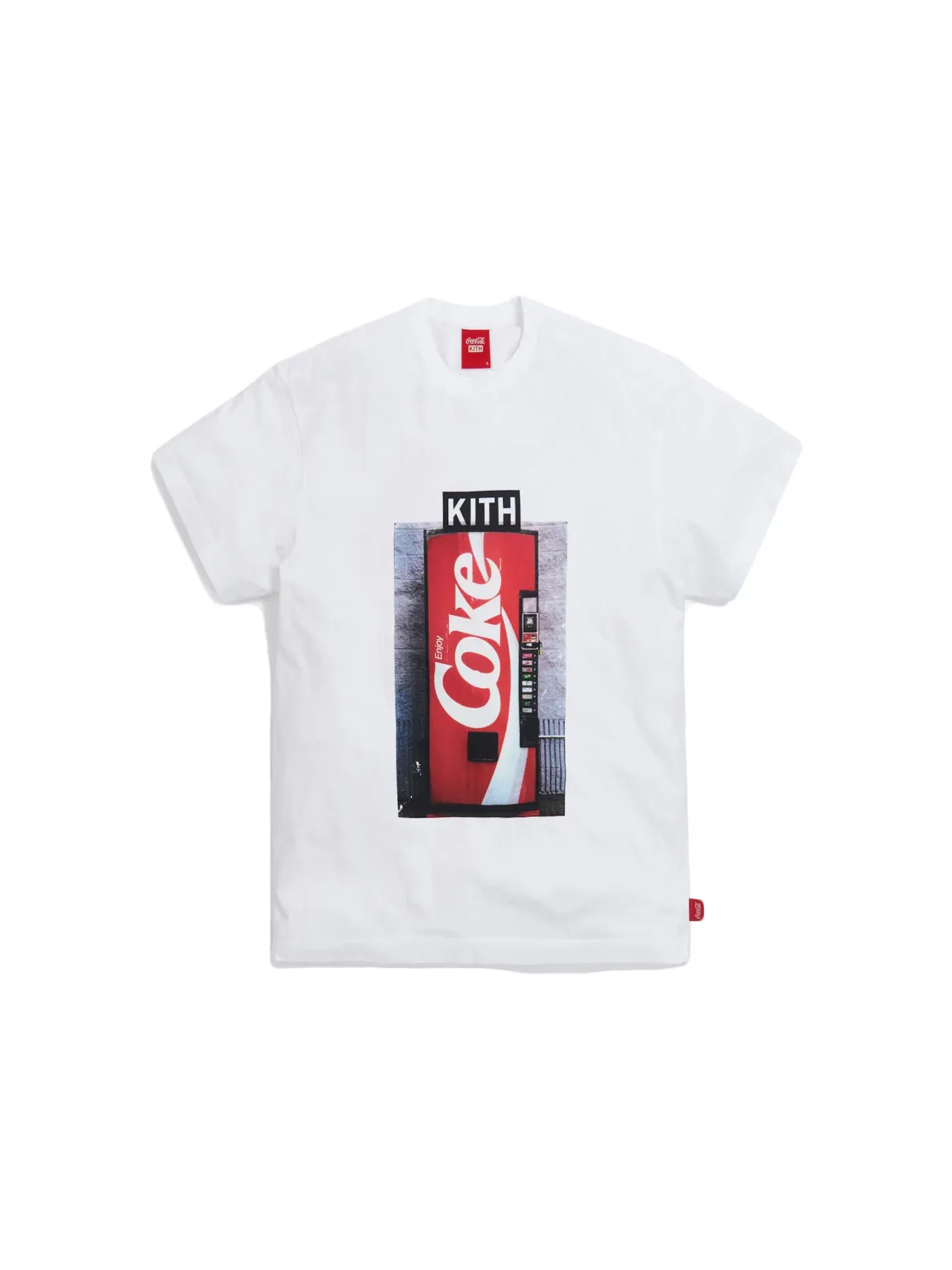Мужская футболка с принтом Kith x Coca-Cola Machine Vintage Tee Kith — изображение 1 из 2, белый