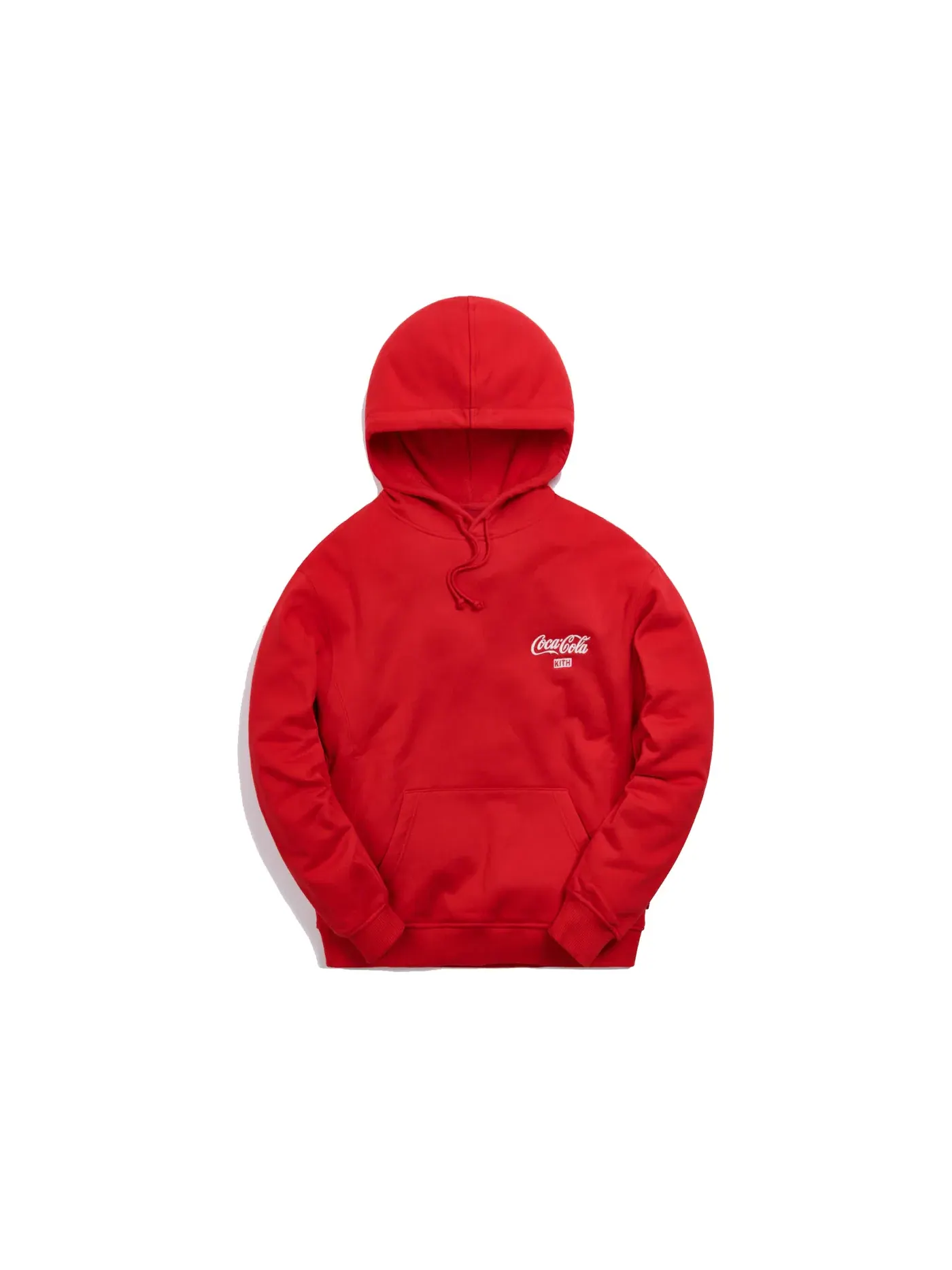 Мужской худи с логотипом Kith x Coca-Cola Ribbon Logo Hoodie Kith — изображение 1 из 2, красный