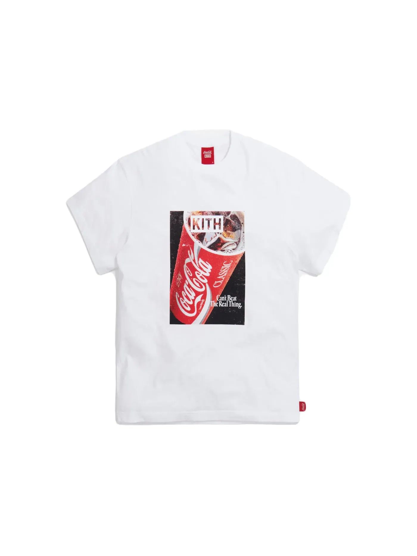 Мужская футболка с принтом Kith x Coca-Cola Soft Drink Vintage Tee — изображение 1 из 2, белый