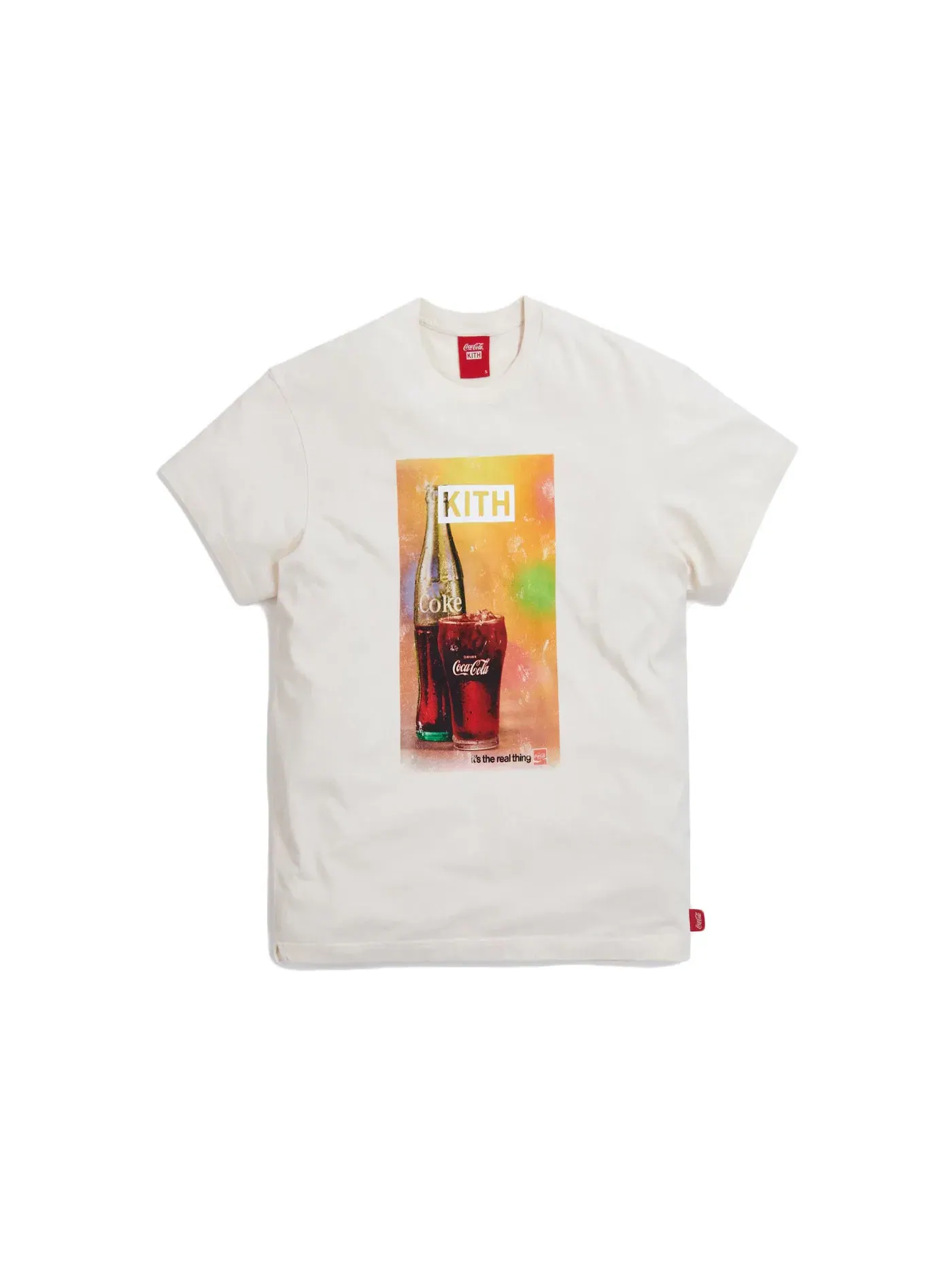 Мужская футболка с принтом Kith x Coca-Cola Spotlight Vintage Tee Kith — изображение 1 из 2, белый