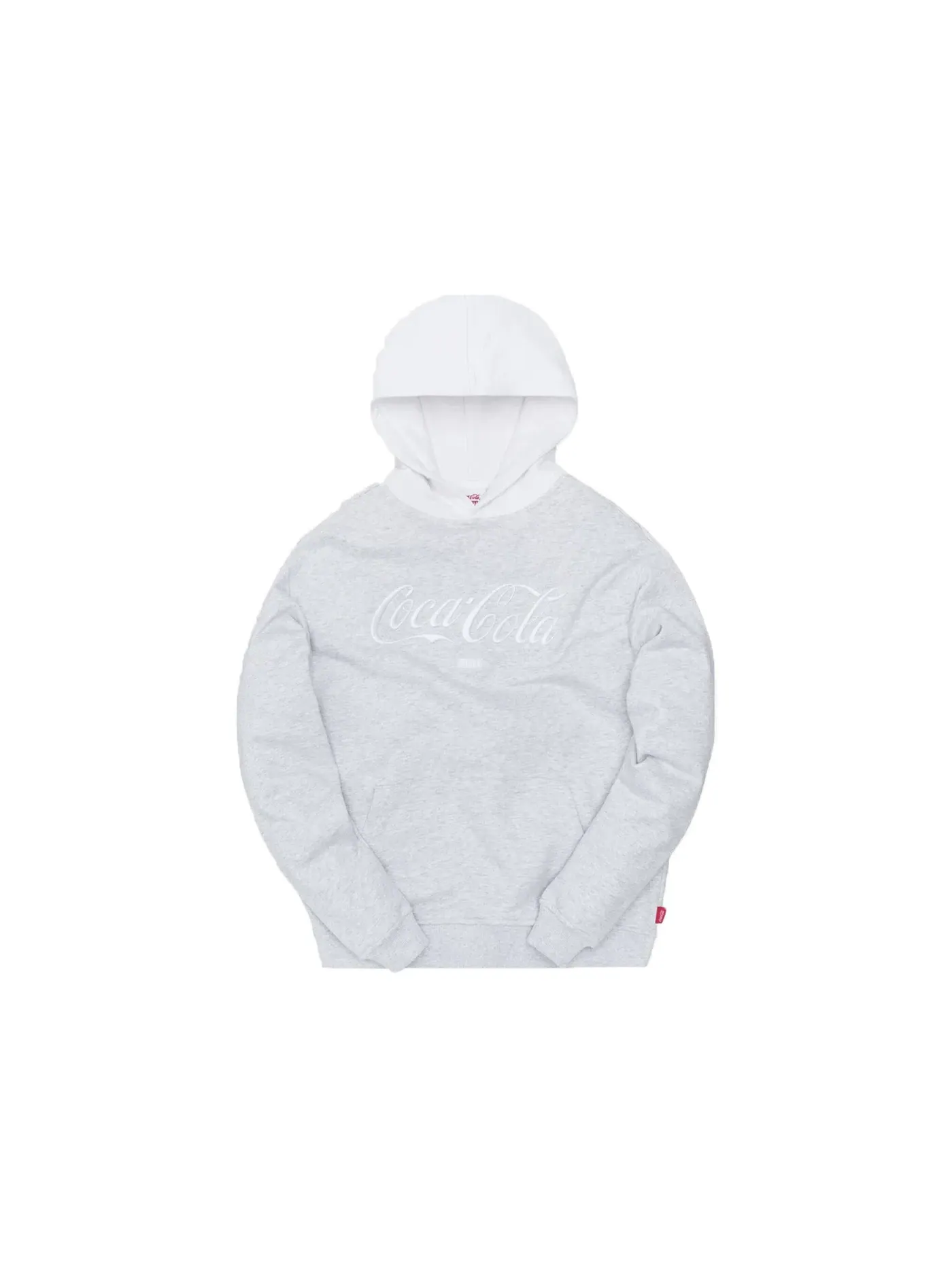 Мужской худи с принтом Kith x Coca-Cola Surfboard Williams II Hoodie Kith — изображение 1 из 1, светлый серый