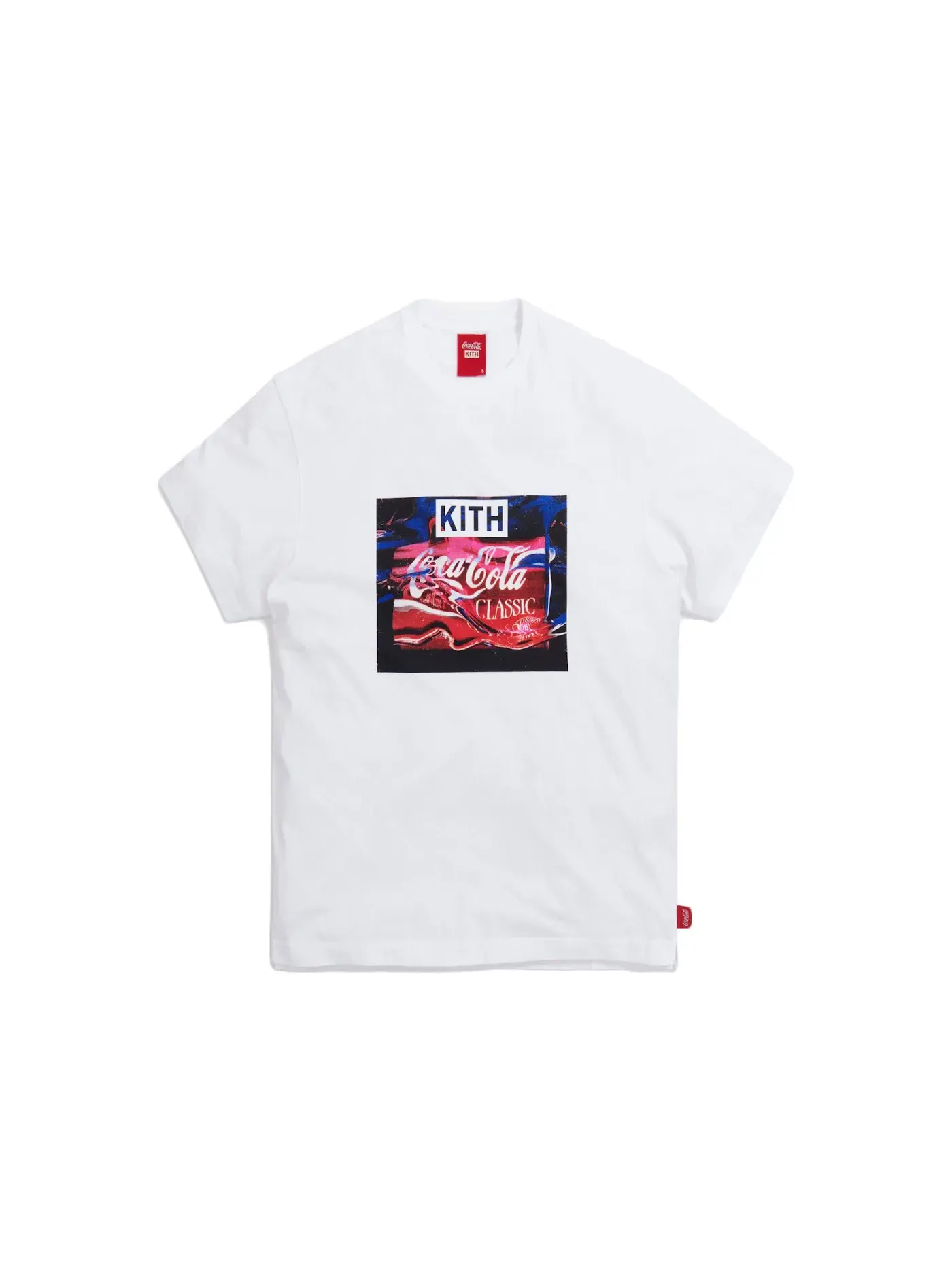 Мужская футболка с принтом Kith x Coca-Cola Water Vintage Tee Kith — изображение 1 из 2, белый
