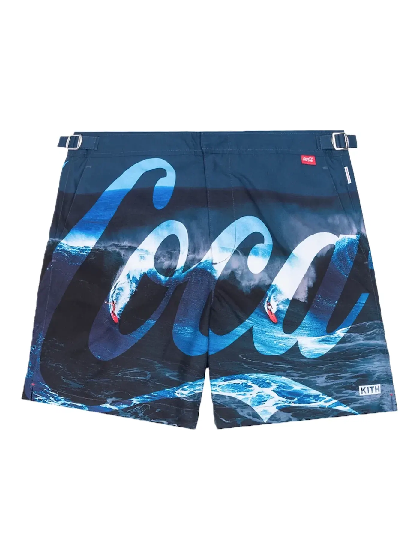 Мужские плавки с принтом Kith x Coca-Cola x Orelebar Brown Bulldog Swim Trunk Kith — изображение 1 из 1, темно-синий
