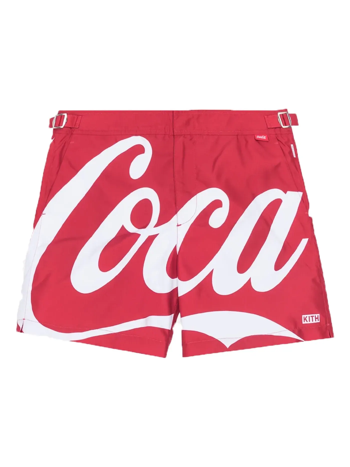 Мужские плавки с принтом Kith x Coca-Cola x Orelebar Brown Bulldog Swim Trunk — изображение 1 из 1, красный