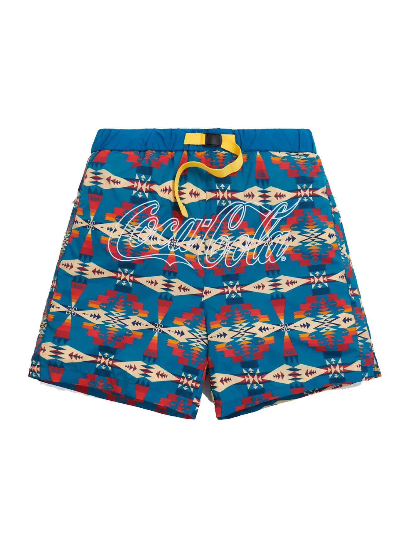 Мужские шорты для плавания с принтом Swim Short Kith Teal Multi — изображение 1 из 2