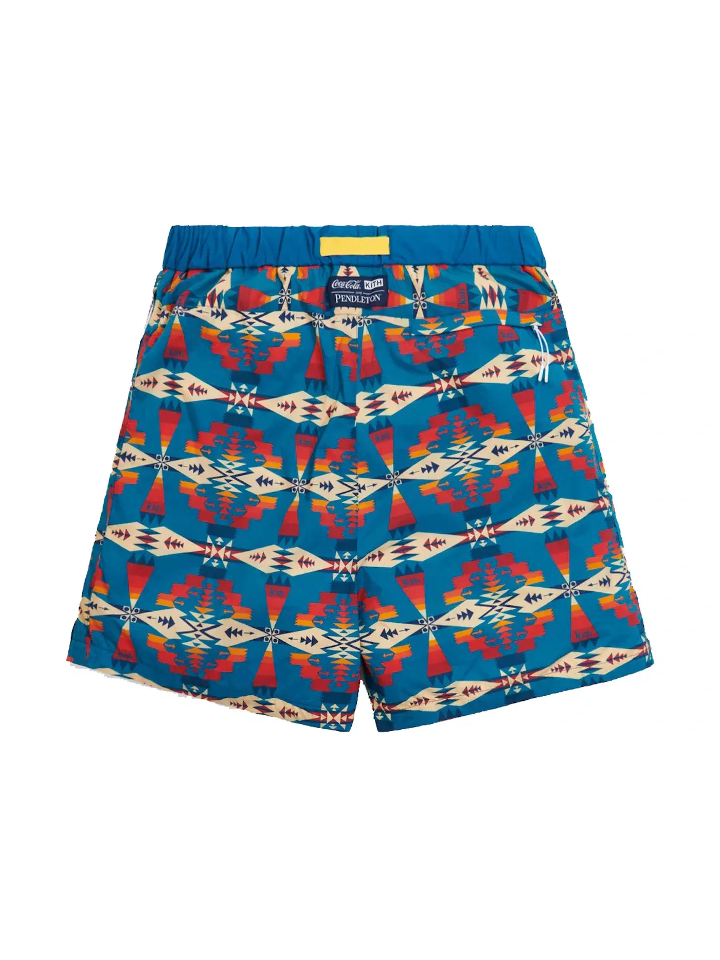 Мужские шорты для плавания с принтом Swim Short Kith Teal Multi — изображение 2 из 2