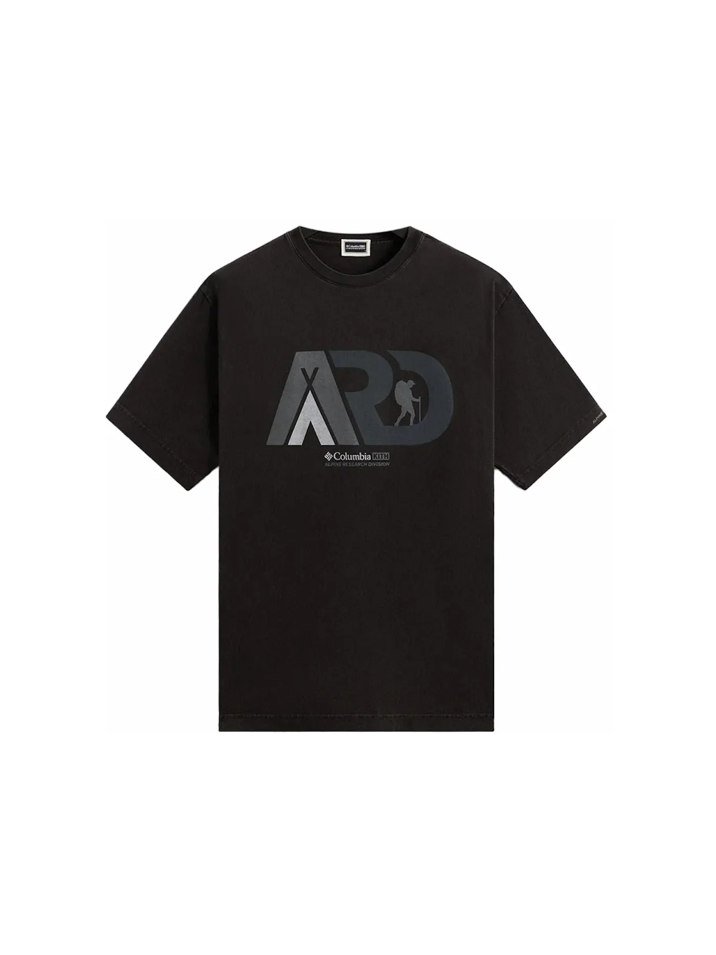 Мужская футболка с принтом Kith x Columbia Ard Vintage Tee Kith — изображение 1 из 2, черный