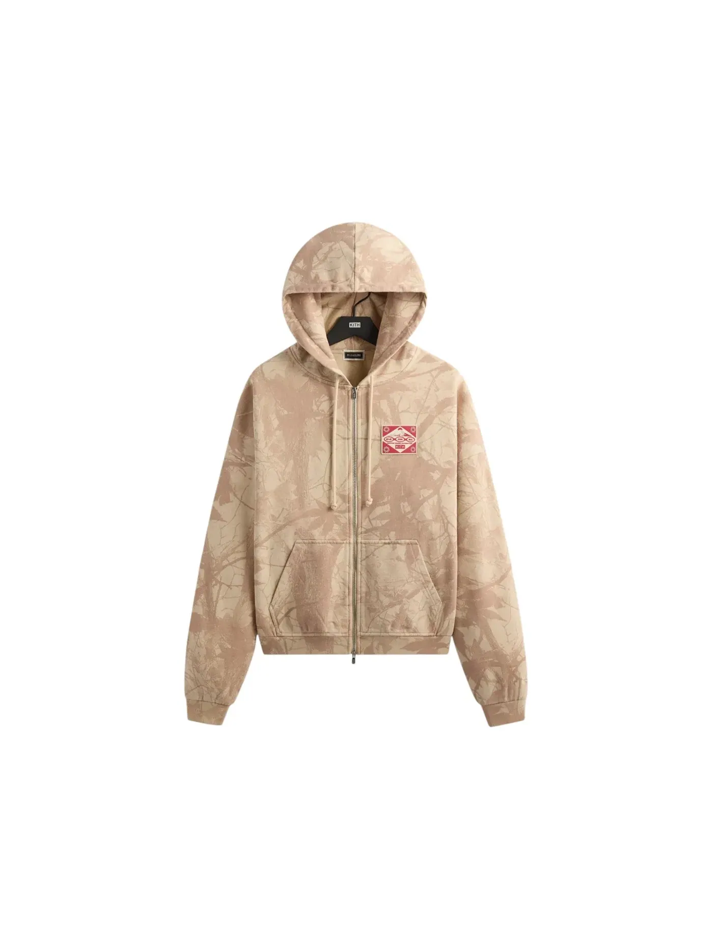 Унисекс худи на молнии Vintage Braxton Zip Up Hoodie Kith, Veil — изображение 1 из 2