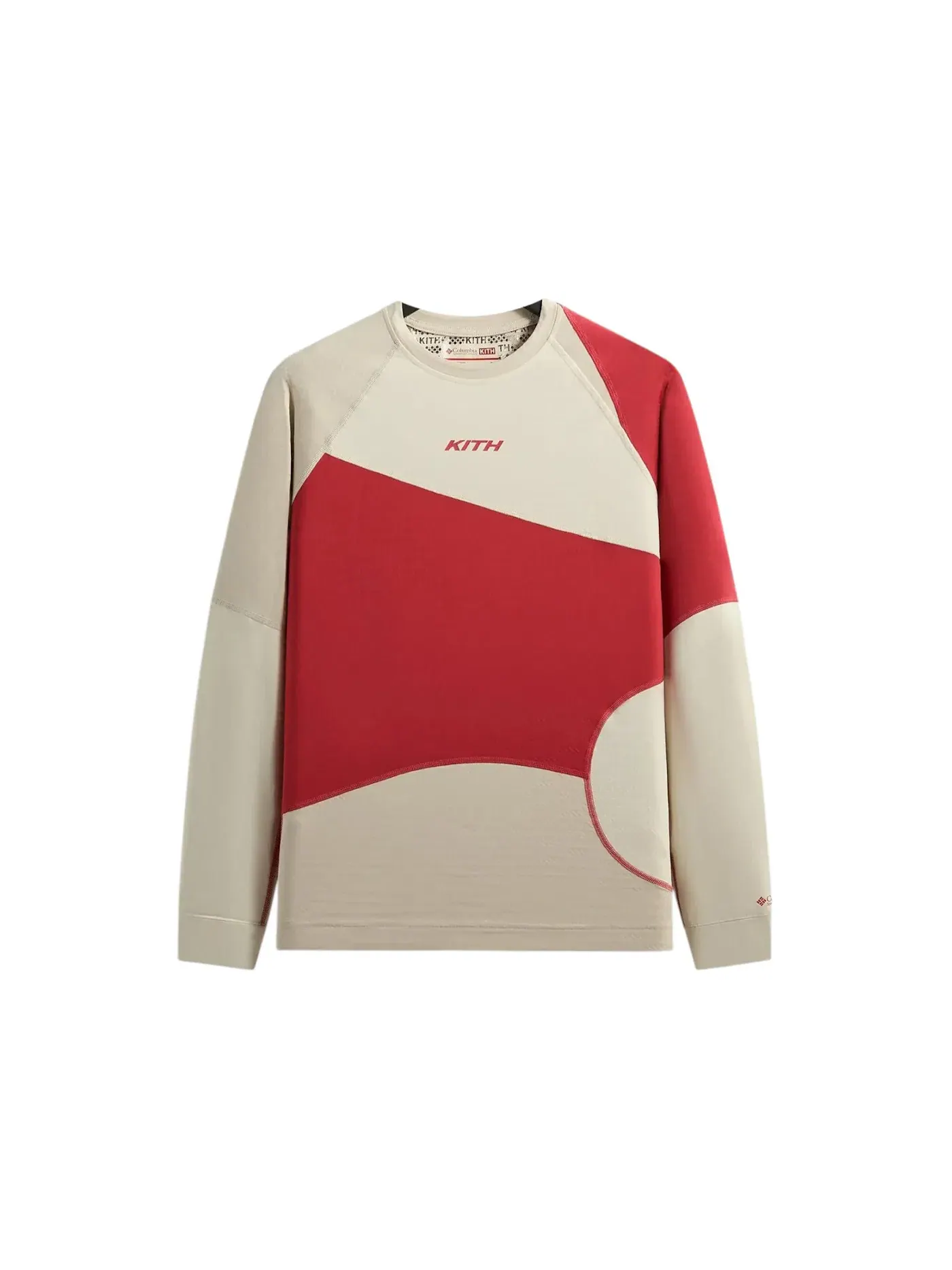 Унисекс лонгслив с длинным рукавом Baselayer Kith, Sandrift/Verge/Veil — изображение 1 из 2