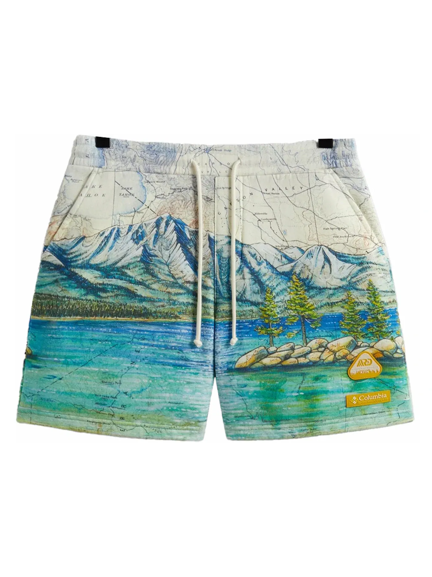 Мужские шорты из флиса Kith x Columbia Lake Tahoe Fleece Short — изображение 1 из 2, мел
