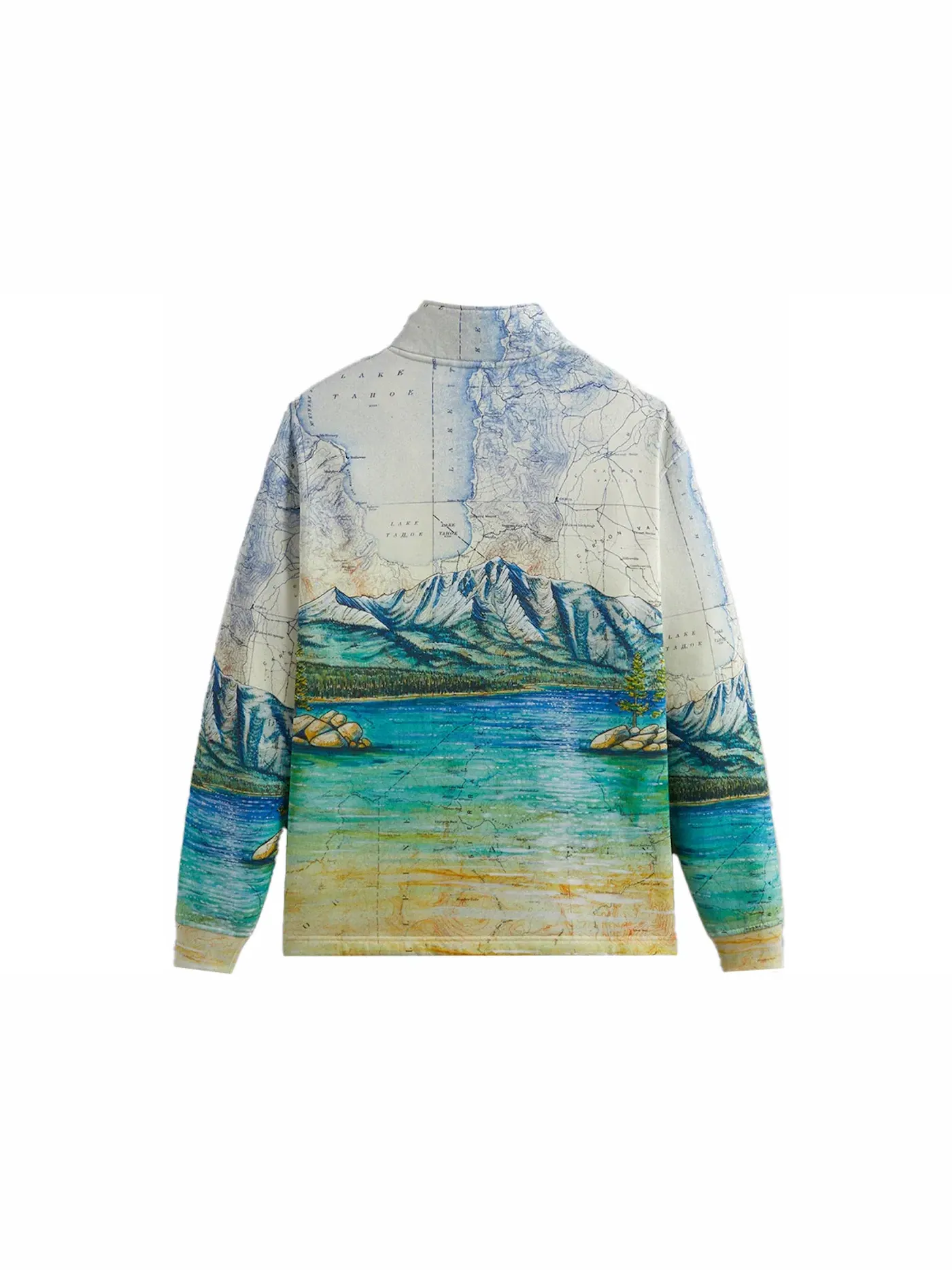 Мужская худи Kith x Columbia Lake Tahoe Quarter Zip Chalk — изображение 2 из 2