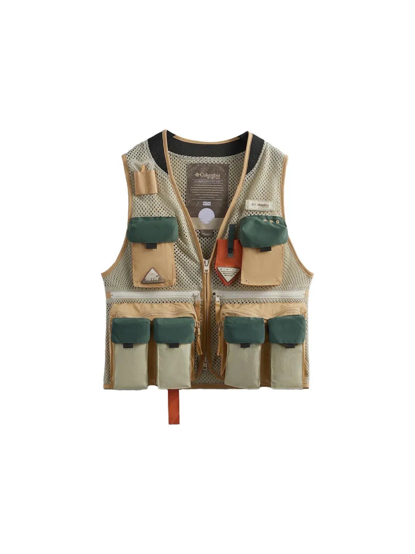 Мужской жилет Columbia PFG Cool Creek Vest Kith, Light Aloe — изображение 1 из 2
