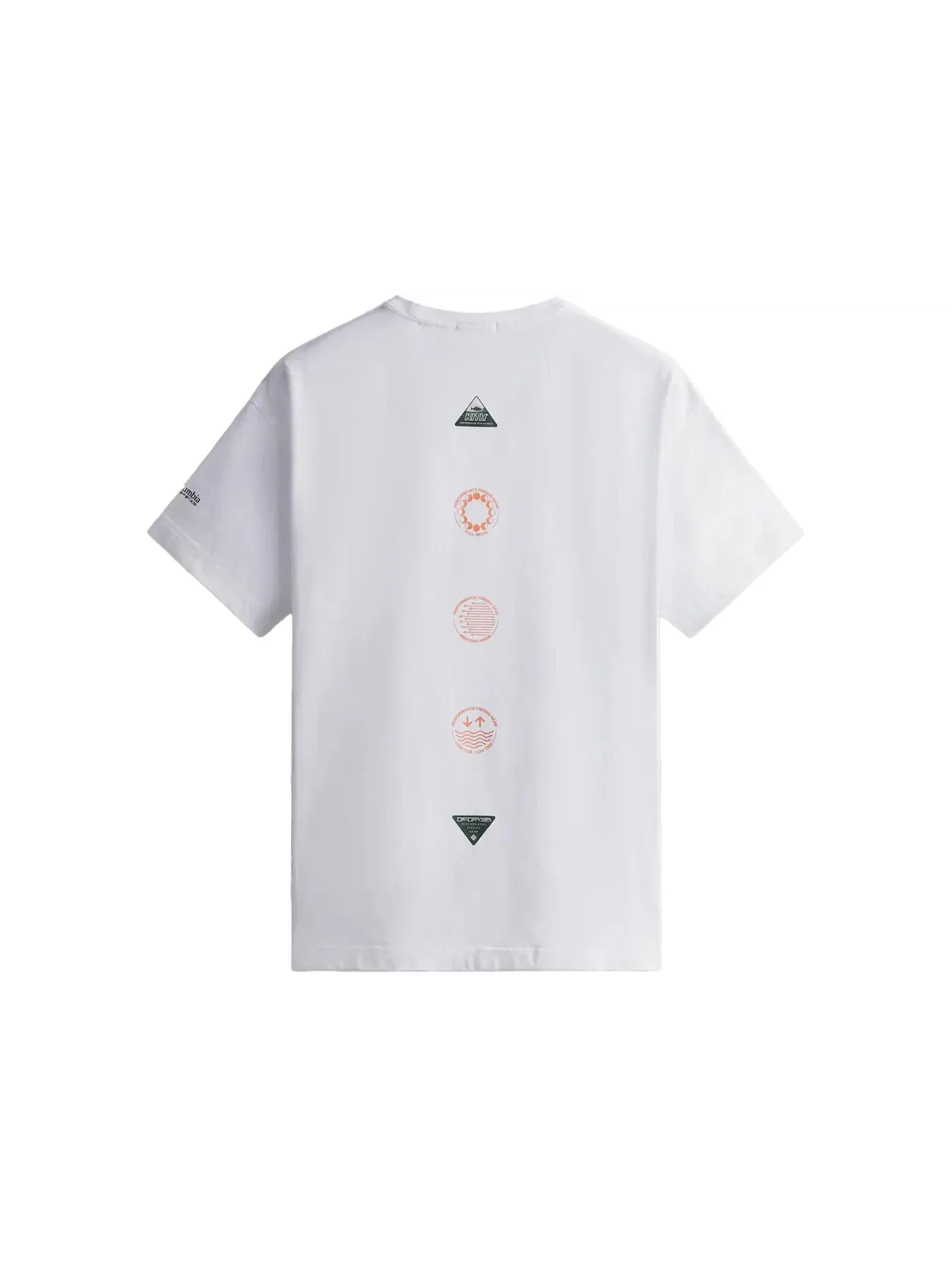 Мужская футболка с принтом Kith x Columbia PFG Elemental Tee — изображение 2 из 2, белый
