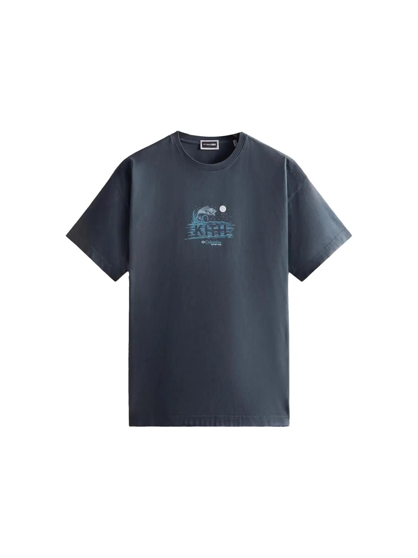 Мужская футболка с принтом Kith x Columbia PFG High Tide Vintage Tee — изображение 1 из 1, ночной