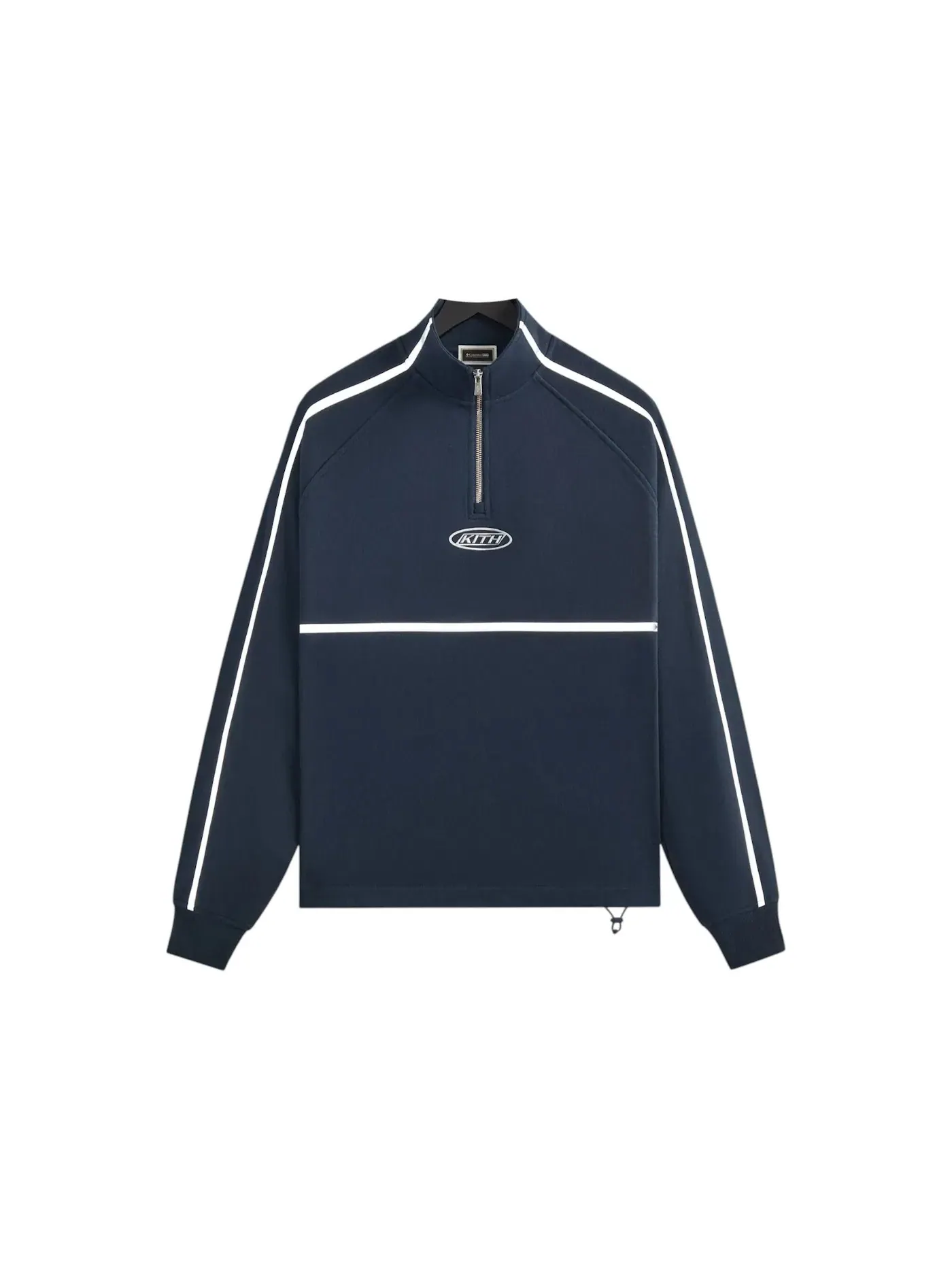 Унисекс куртка с воротником-трубой и молнией Kith x Columbia Reflective Funnel Neck Quarter Zip Nocturnal