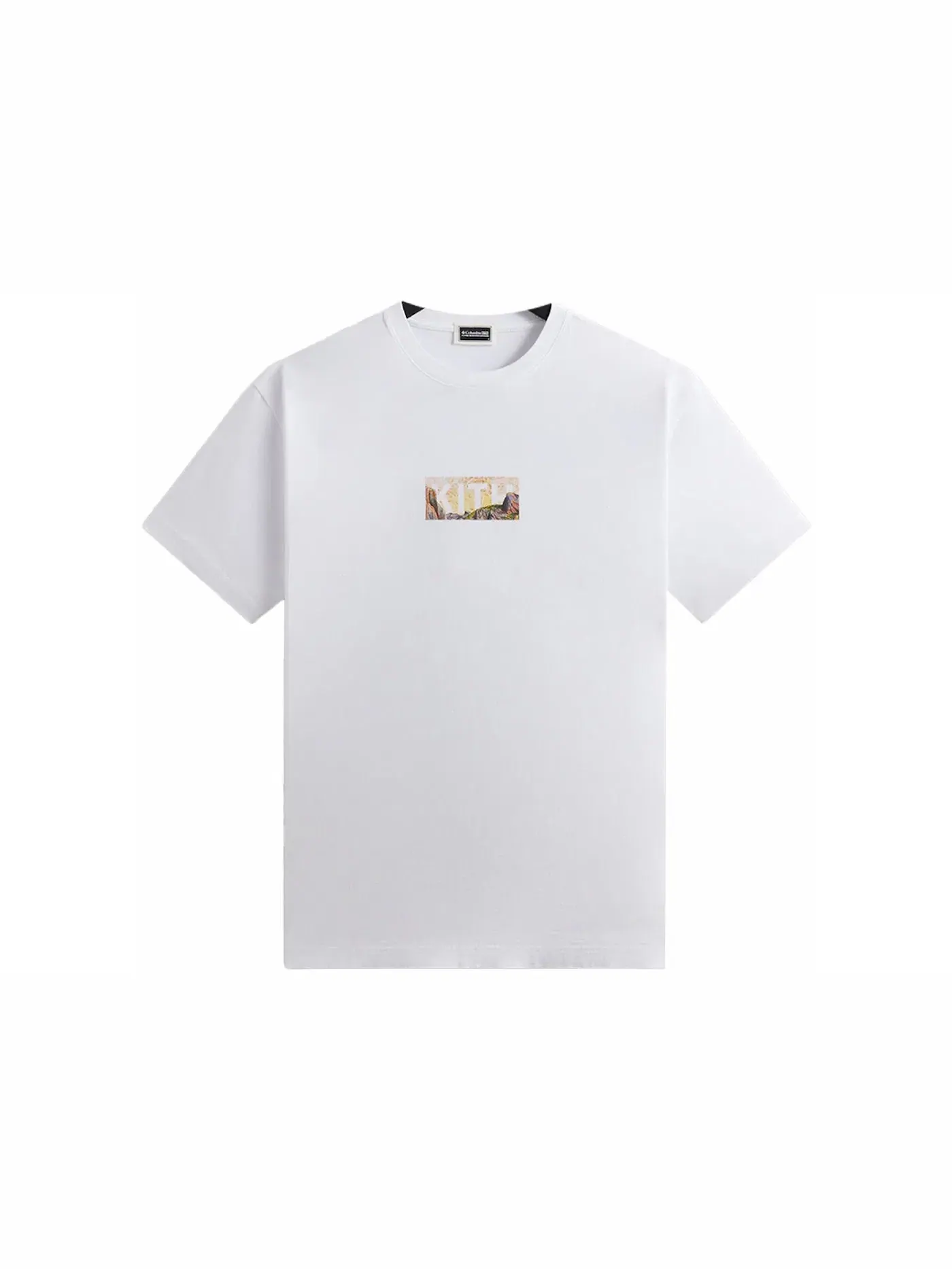 Мужская футболка с принтом Kith x Columbia Yosemite Classic Logo Tee — изображение 1 из 2, белый