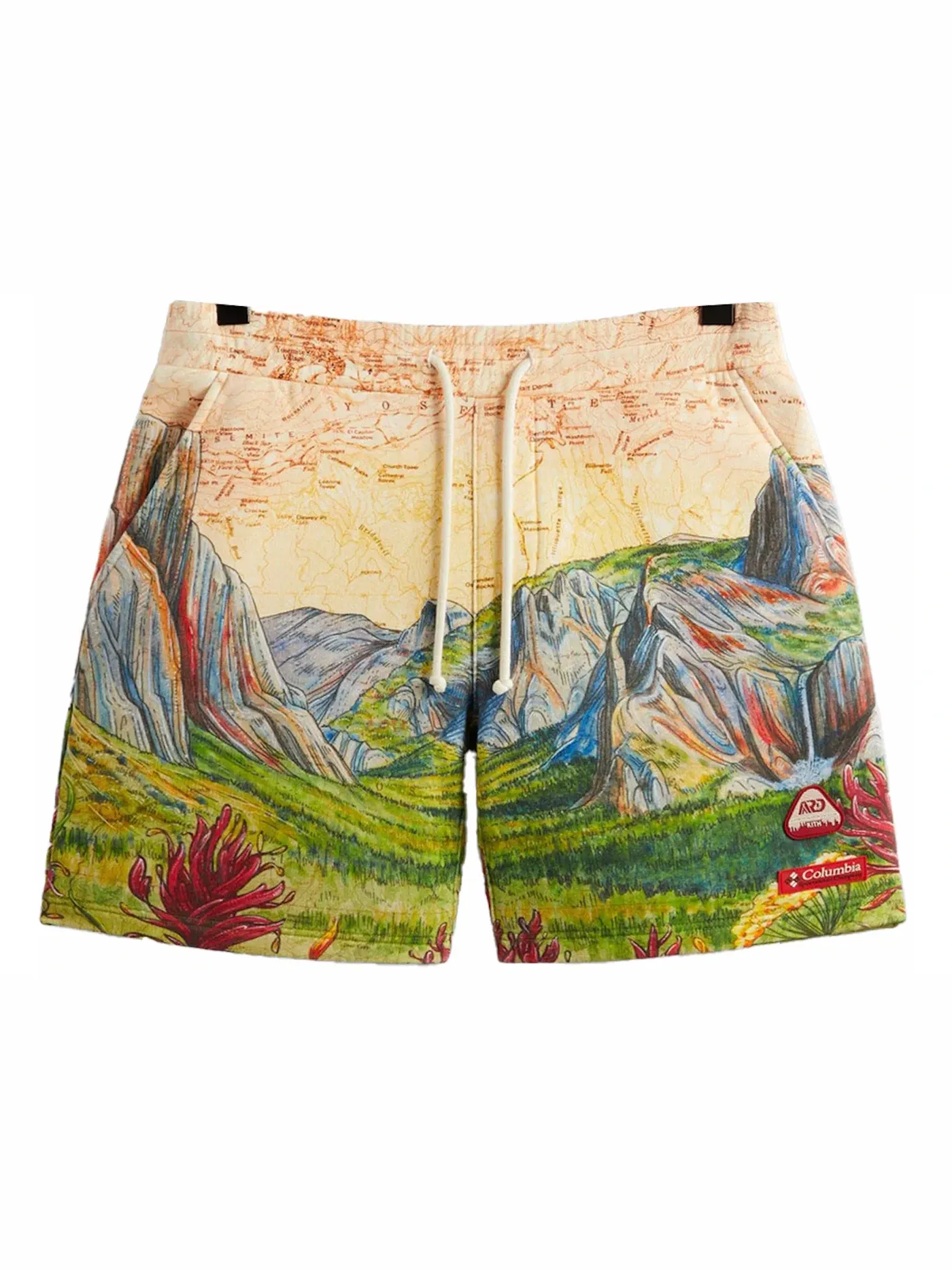Мужские шорты из флиса с коротким ворсом Kith x Columbia Yosemite, Waffle — изображение 1 из 2