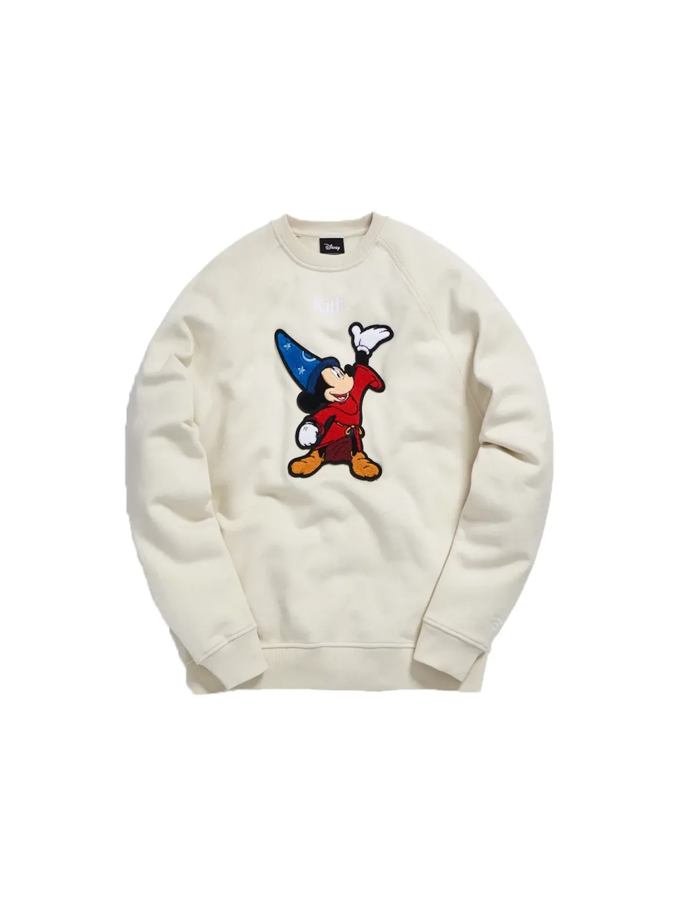 Мужской свитшот с логотипом Kith x Disney 40s Fantasia Classic Logo Crewneck Turtledove — изображение 1 из 1, серый