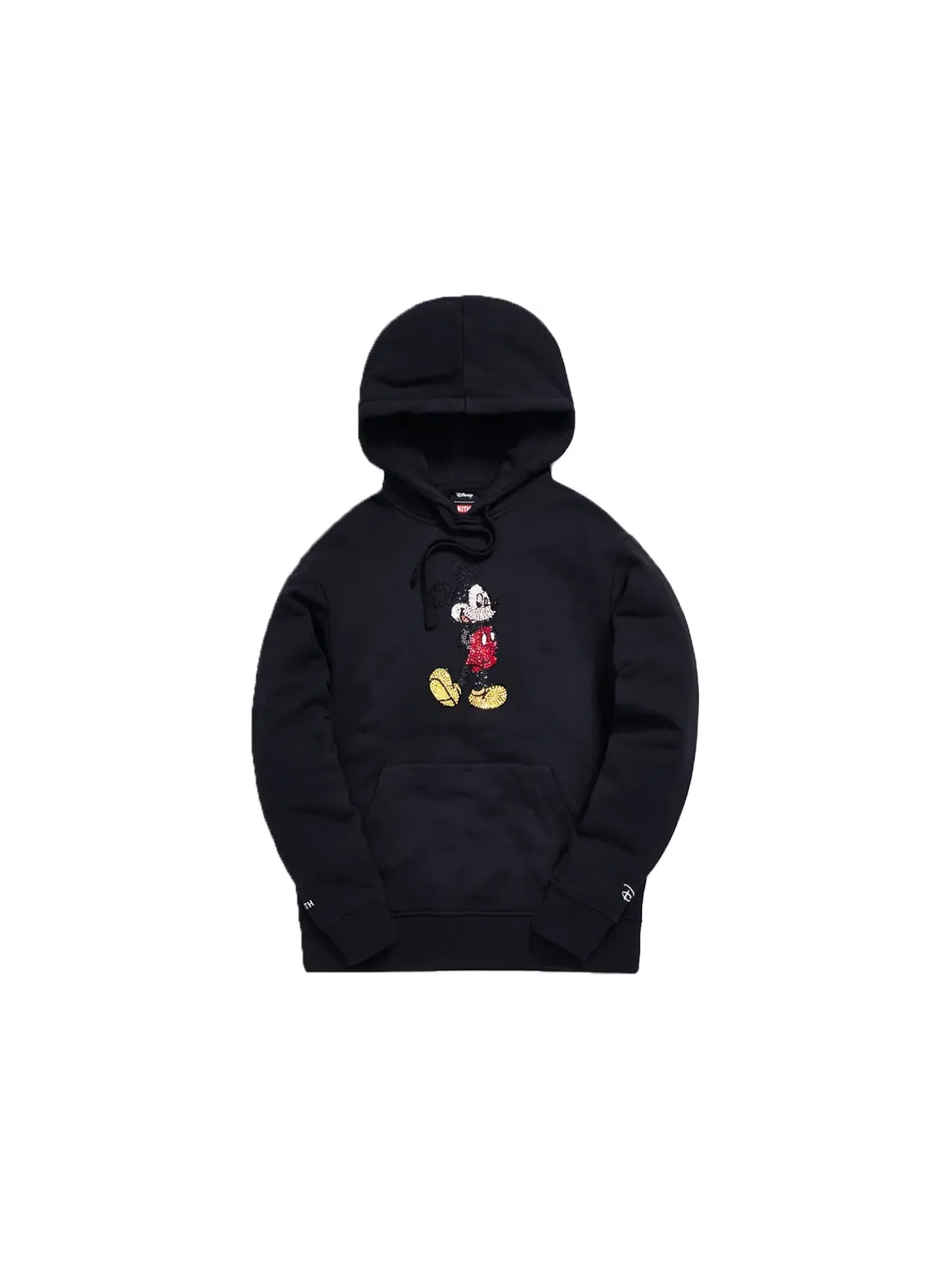 Мужская худи с принтом 90s Classic Mickey Crystal Kith — изображение 1 из 1, черный
