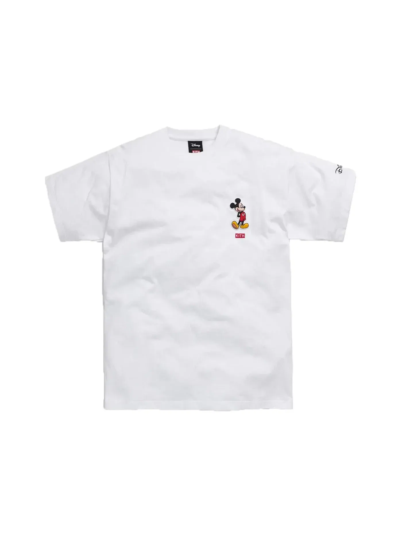 Мужская футболка с принтом Kith x Disney 90s Classic Logo Mickey Tee Kith — изображение 1 из 1, белый