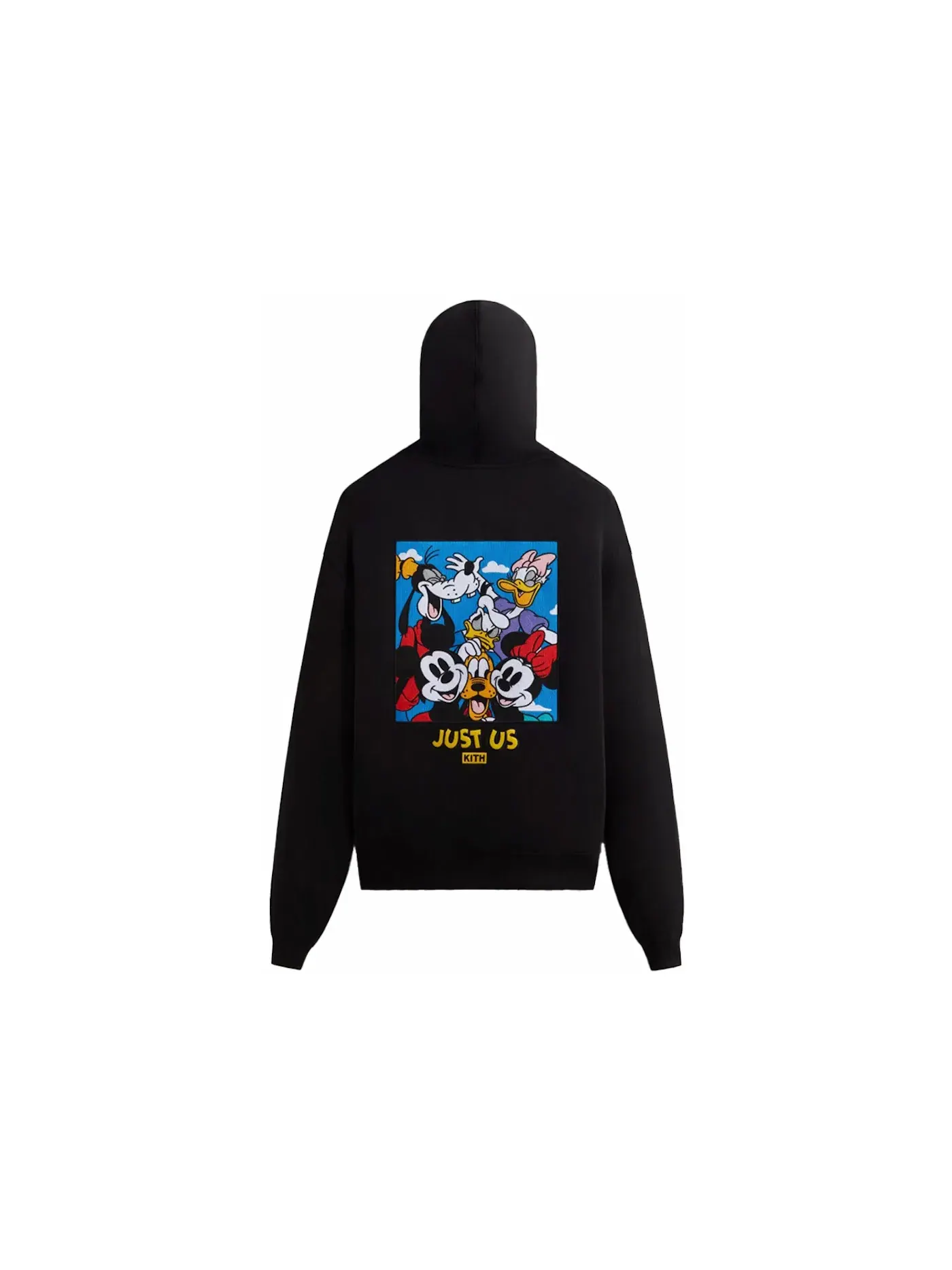 Мужская худи с принтом Mickey & Friends Family Portrait Kith — изображение 2 из 2, черный