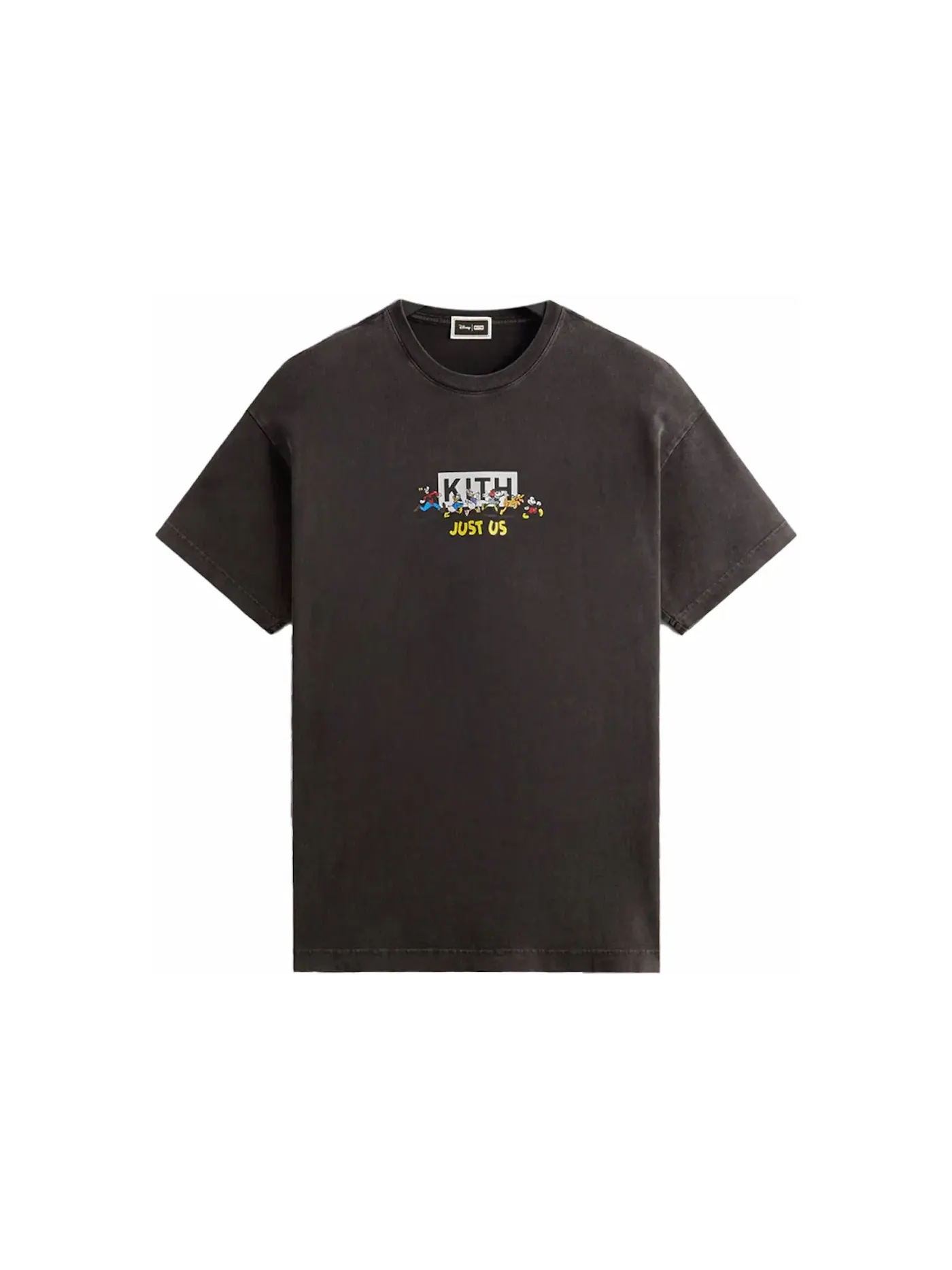 Мужская футболка с принтом Kith x Disney Mickey & Friends Family Portrait Vintage Tee — изображение 1 из 1, черный