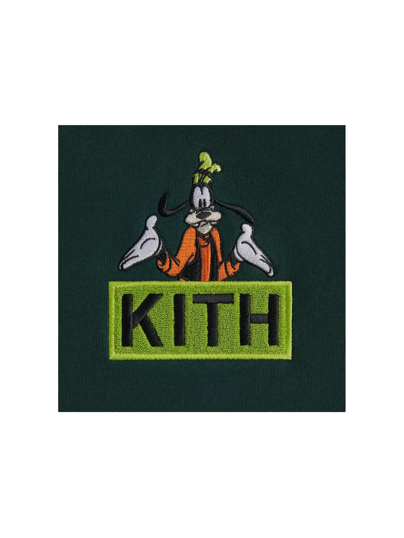 Мужская худи с принтом Kith x Disney Goofy Classic Logo Hoodie Stadium, Stadium — изображение 2 из 2