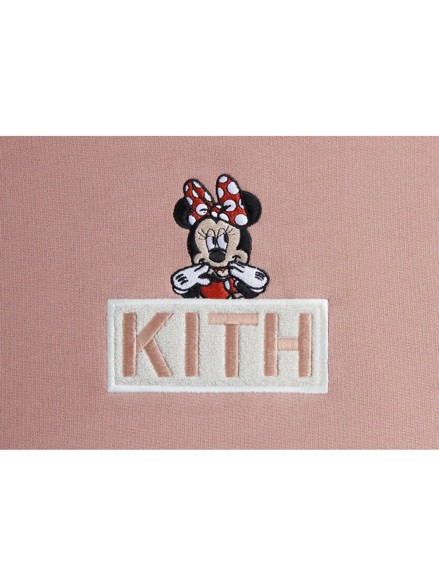 Мужской худи с принтом Minnie Classic Logo Hoodie Kith, French Clay — изображение 2 из 2