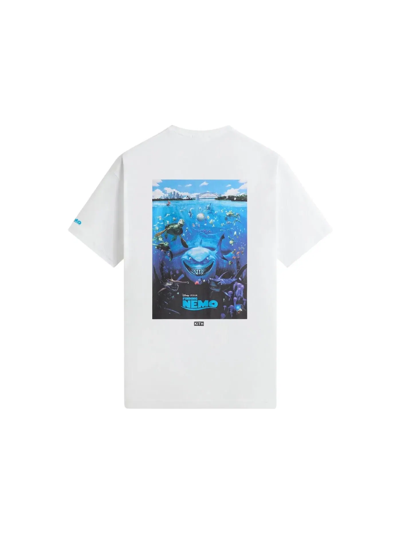 Мужская футболка с принтом Kith x Disney Pixar Finding Nemo Family Vintage Tee — изображение 2 из 2, белый