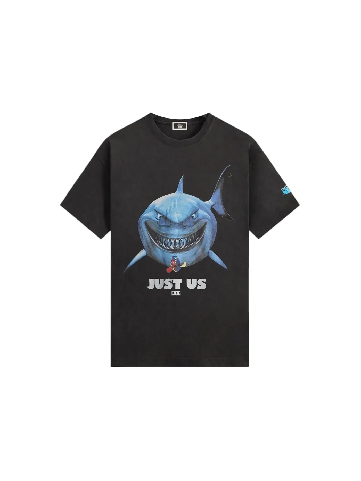 Мужская футболка с принтом Kith x Disney Pixar Finding Nemo Poster Vintage Tee — изображение 1 из 2, черный