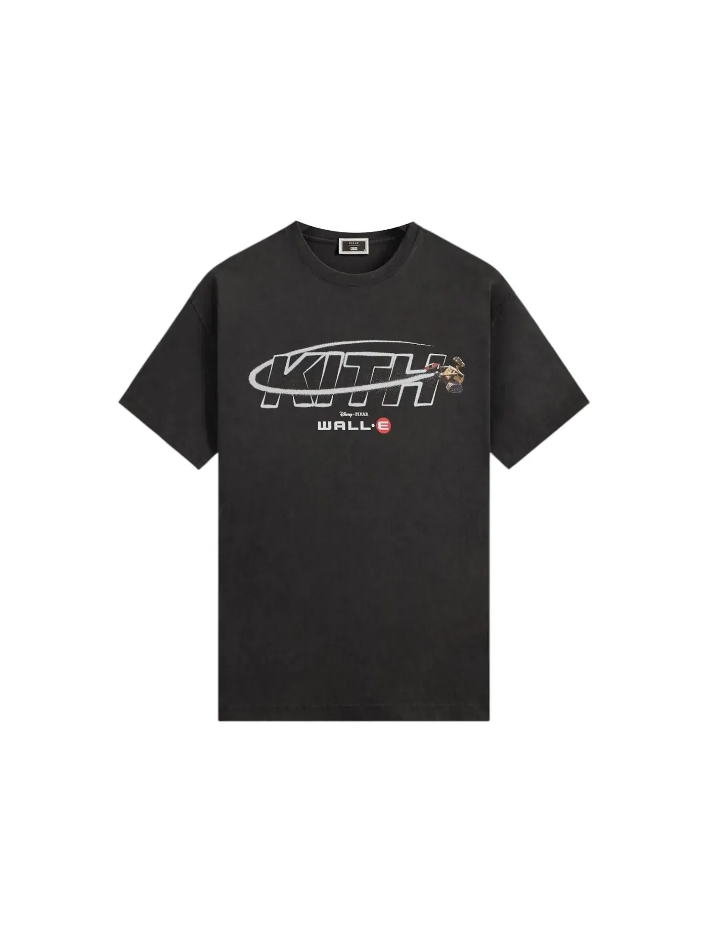Мужская футболка с принтом Kith x Disney Pixar Wall-E Orbit Vintage Tee — изображение 1 из 2, черный