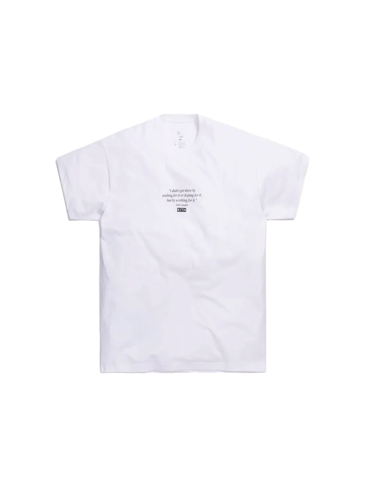 Унисекс футболка хлопковая Kith x Estee Lauder International Women's Day Tee Kith — изображение 1 из 1, белый