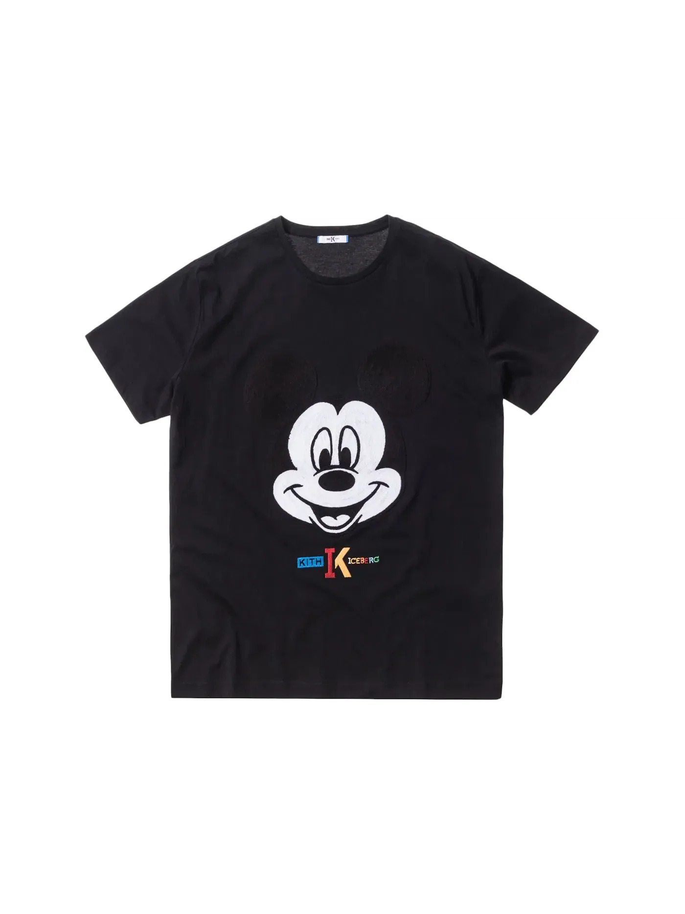 Мужская футболка с принтом Kith x Iceberg Mickey Tee, Кит — изображение 1 из 1, черный