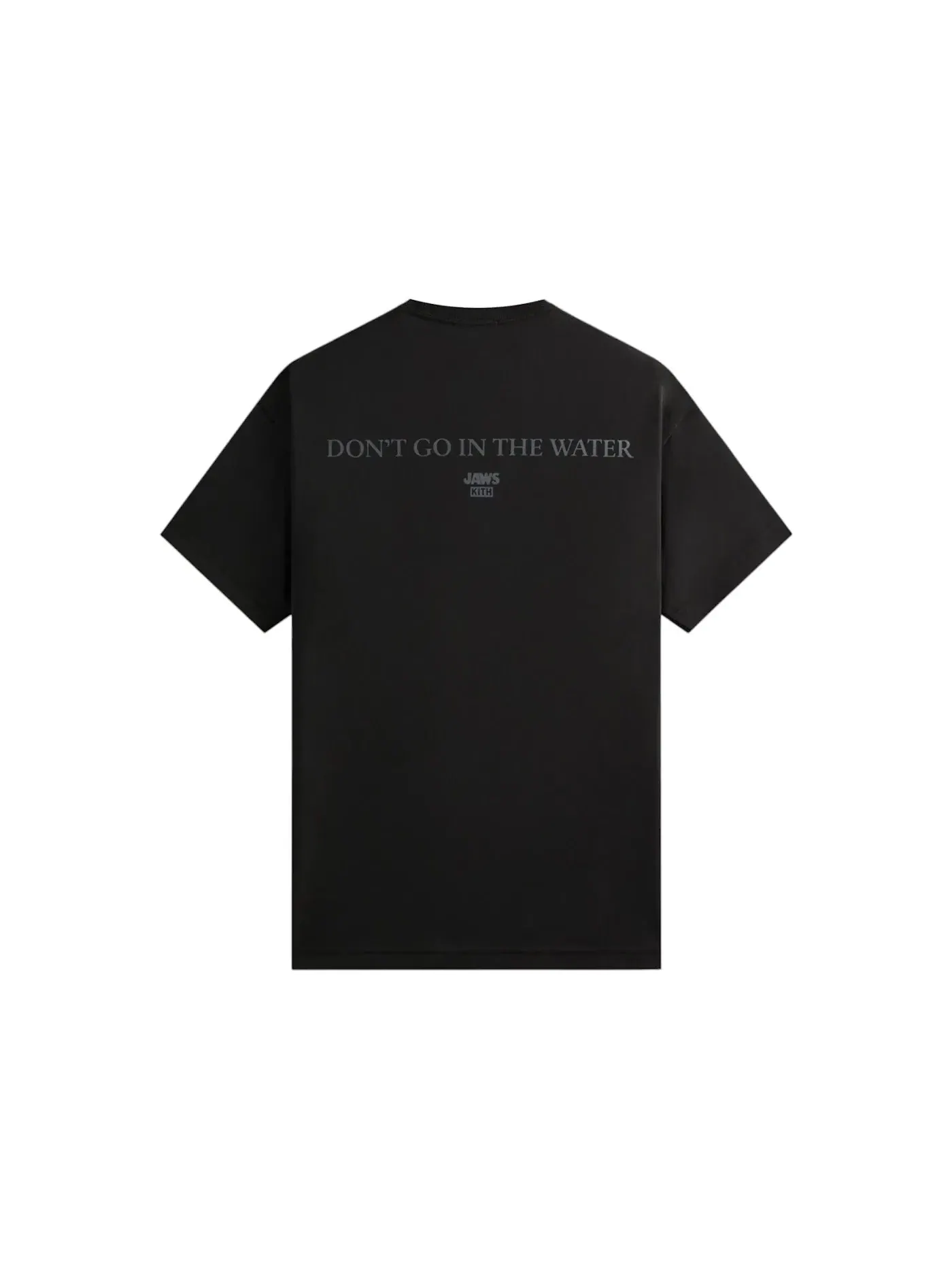 Мужская футболка с принтом Kith x JAWS Underwater Vintage Tee Kith — изображение 2 из 2, черный
