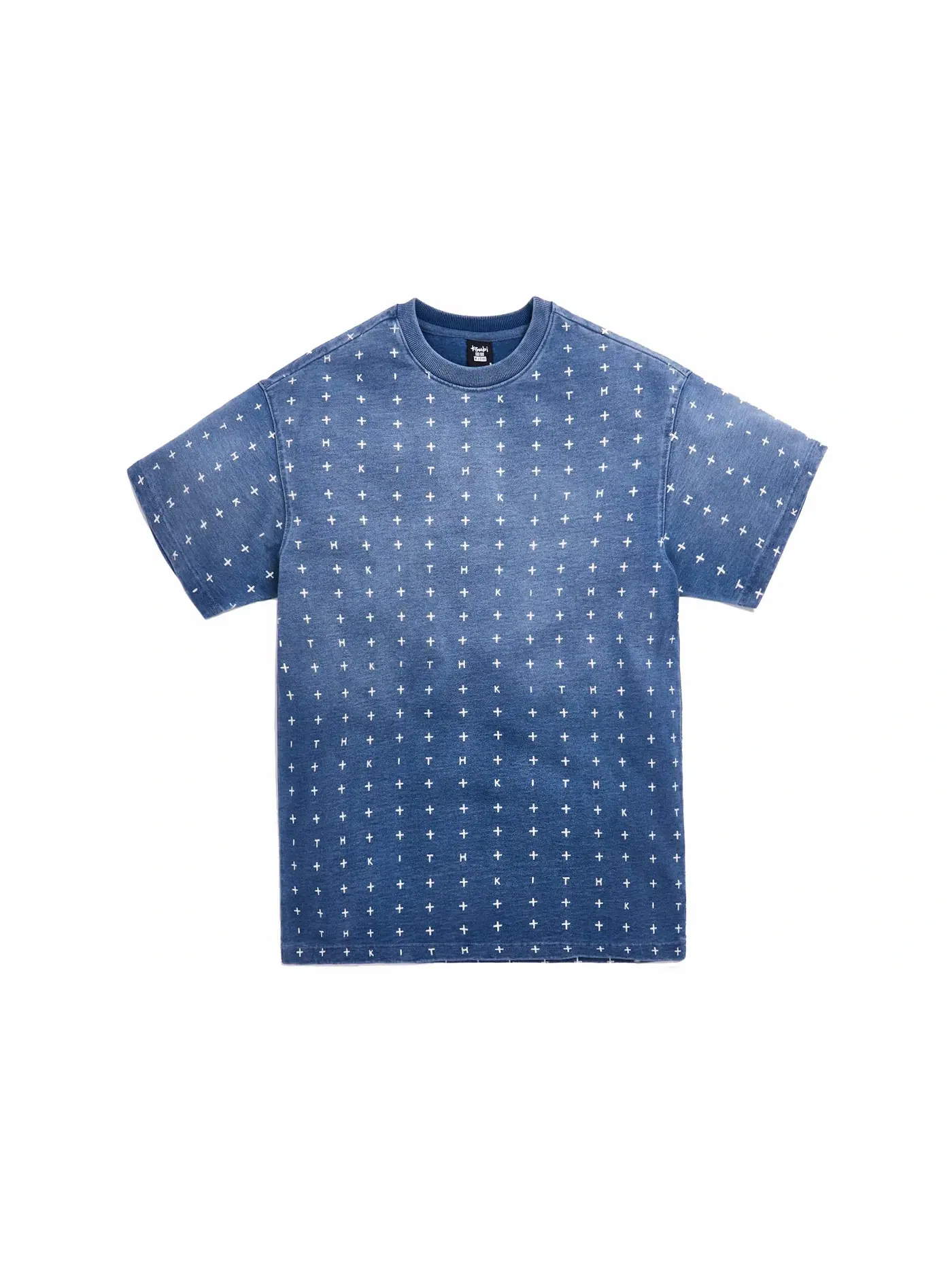 Мужская футболка с принтом Kith x Ksubi Van Tee Kith — изображение 1 из 2, синий