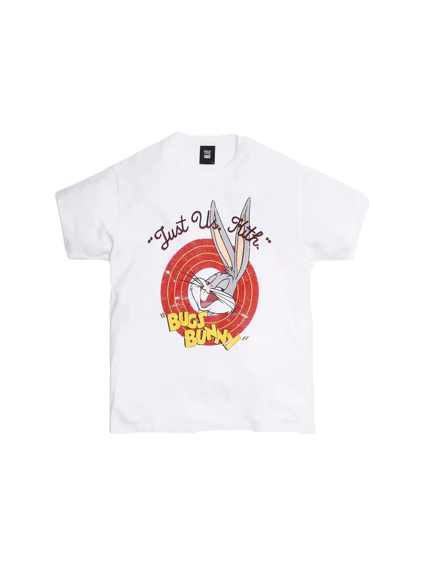 Мужская футболка с принтом Kith x Looney Tunes Bugs Vintage Tee — изображение 1 из 2, белый