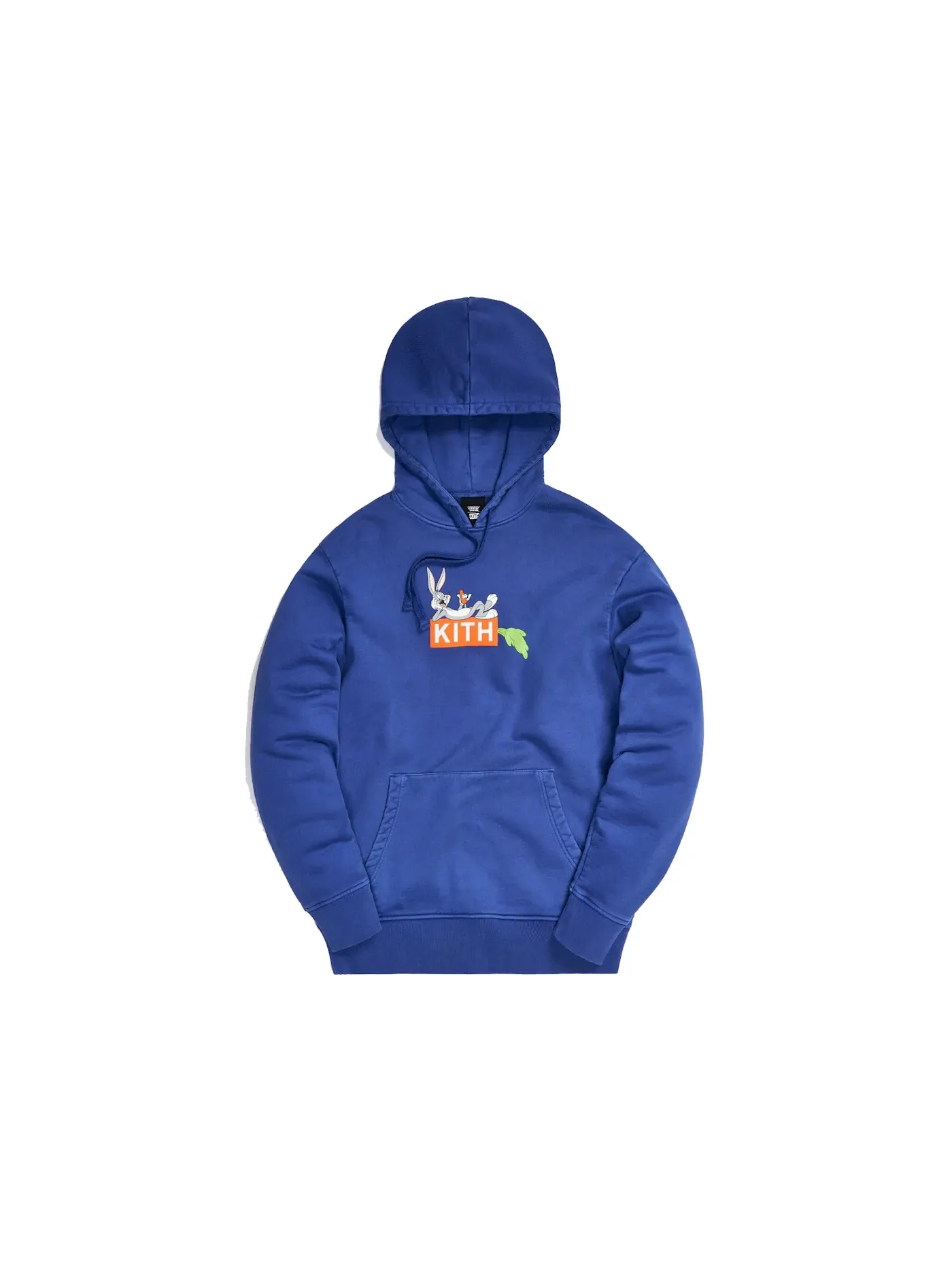 Мужской худи с принтом Kith x Looney Tunes Carrot Hoodie — изображение 1 из 1, синий