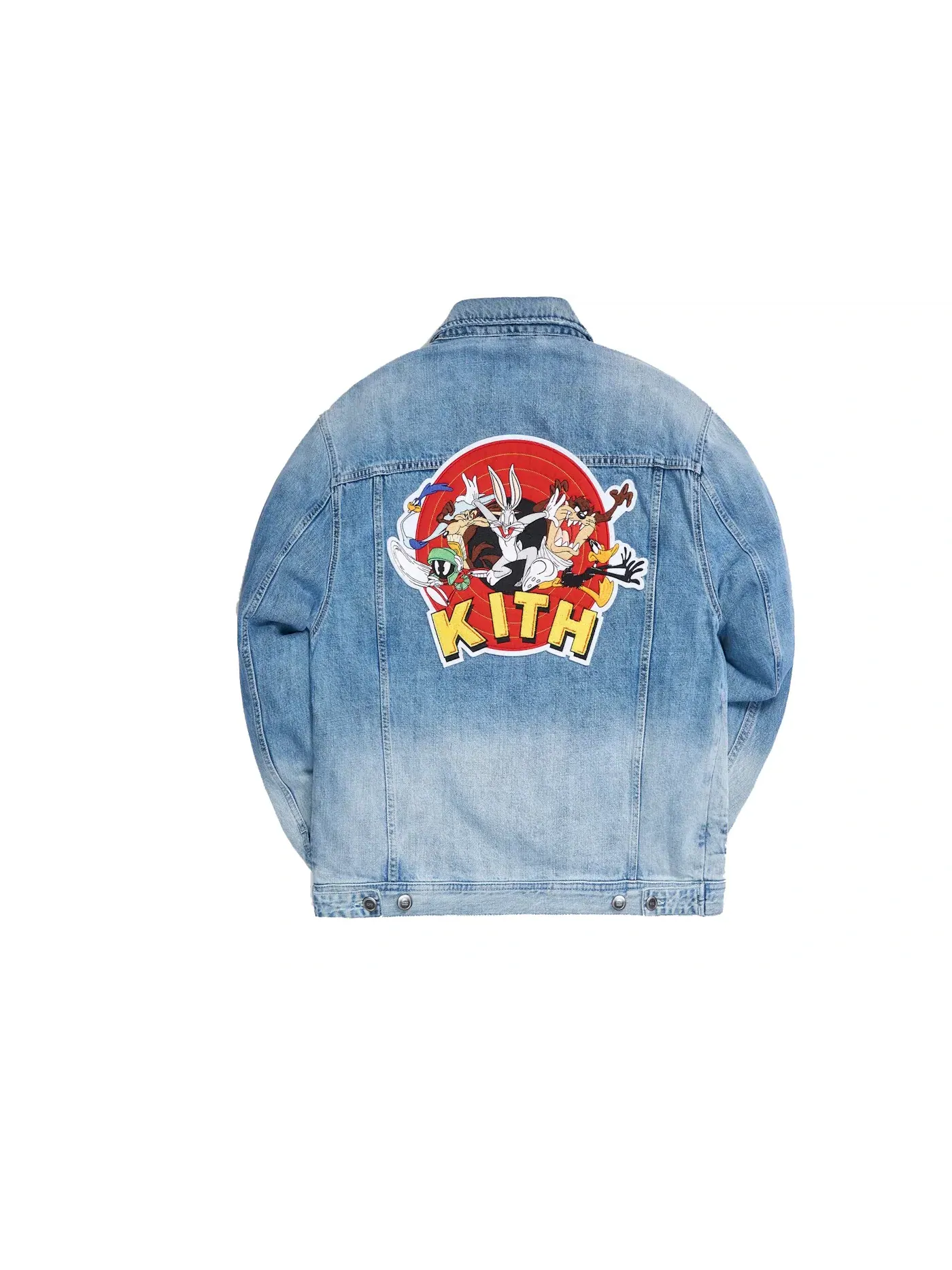 Мужская джинсовая куртка с принтом Kith x Looney Tunes Denim Jacket Kith — изображение 1 из 2, синий