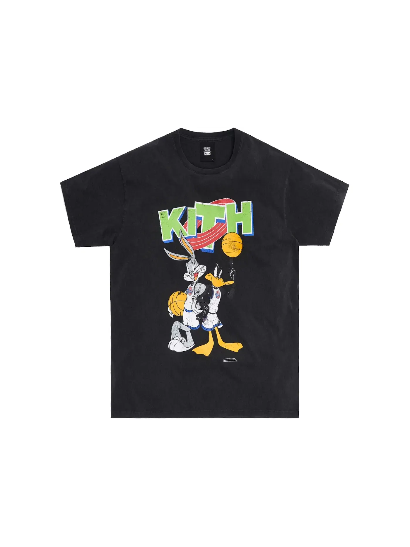 Мужская футболка с принтом Kith x Looney Tunes KithJam Vintage Tee Kith — изображение 1 из 2, черный