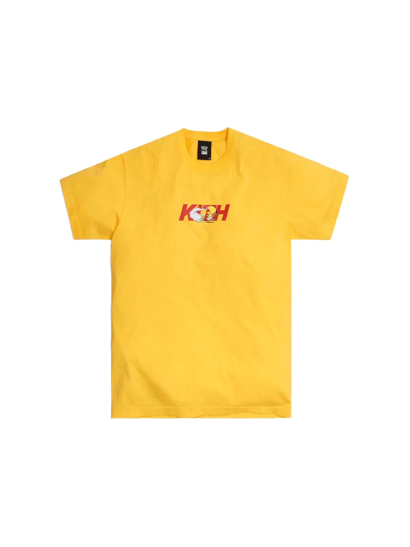 Мужская футболка с принтом Kith x Looney Tunes Speedy Tee — изображение 1 из 1, желтый