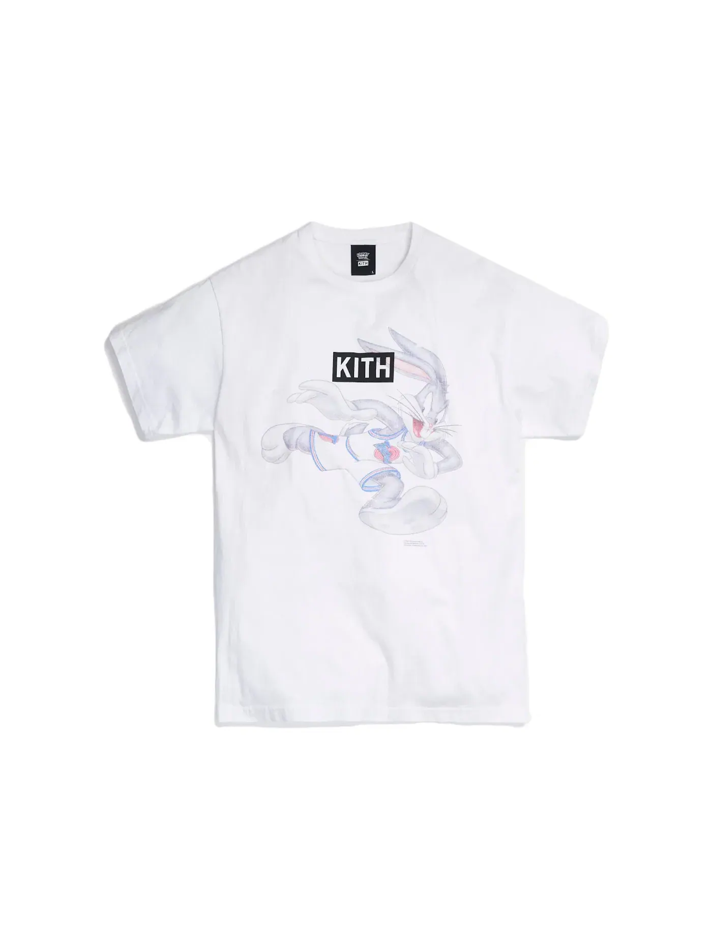 Мужская футболка с принтом Tunesquad Vintage Tee Kith — изображение 2 из 2, белый
