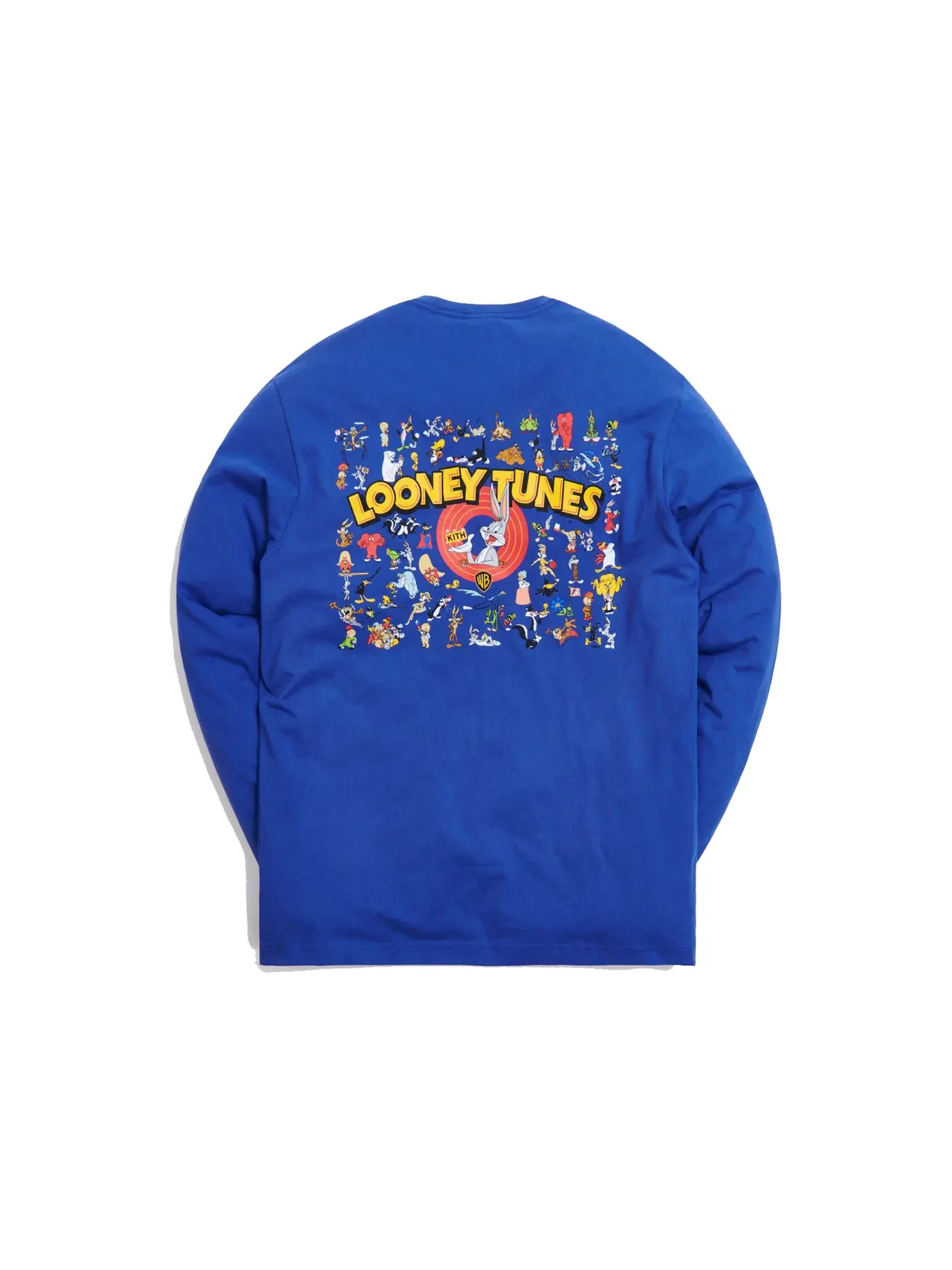 Мужская футболка с длинным рукавом с принтом Kith x Looney Tunes That's All Folks LS Tee Kith — изображение 1 из 2, синий